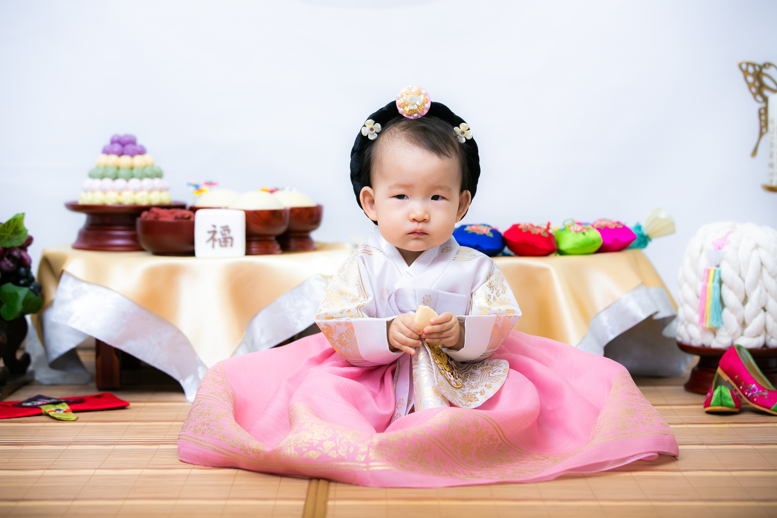 첫돌 Утренняя церемония (малыши). «Инбок» Фото студия