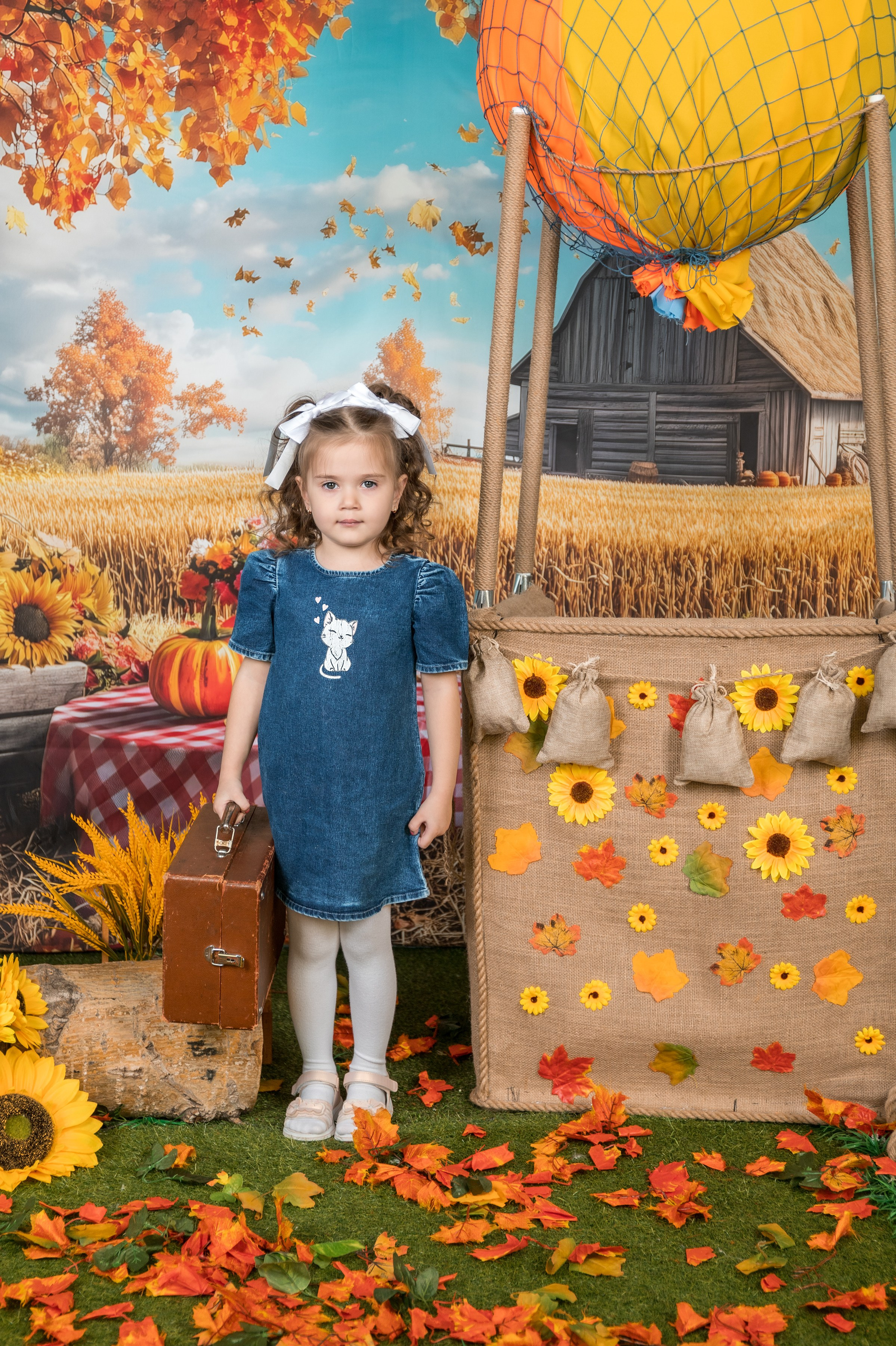 Осень, на воздушном шаре. Школьный-дошкольный фотограф в Уфе и Башкирии Вильданов Руслан