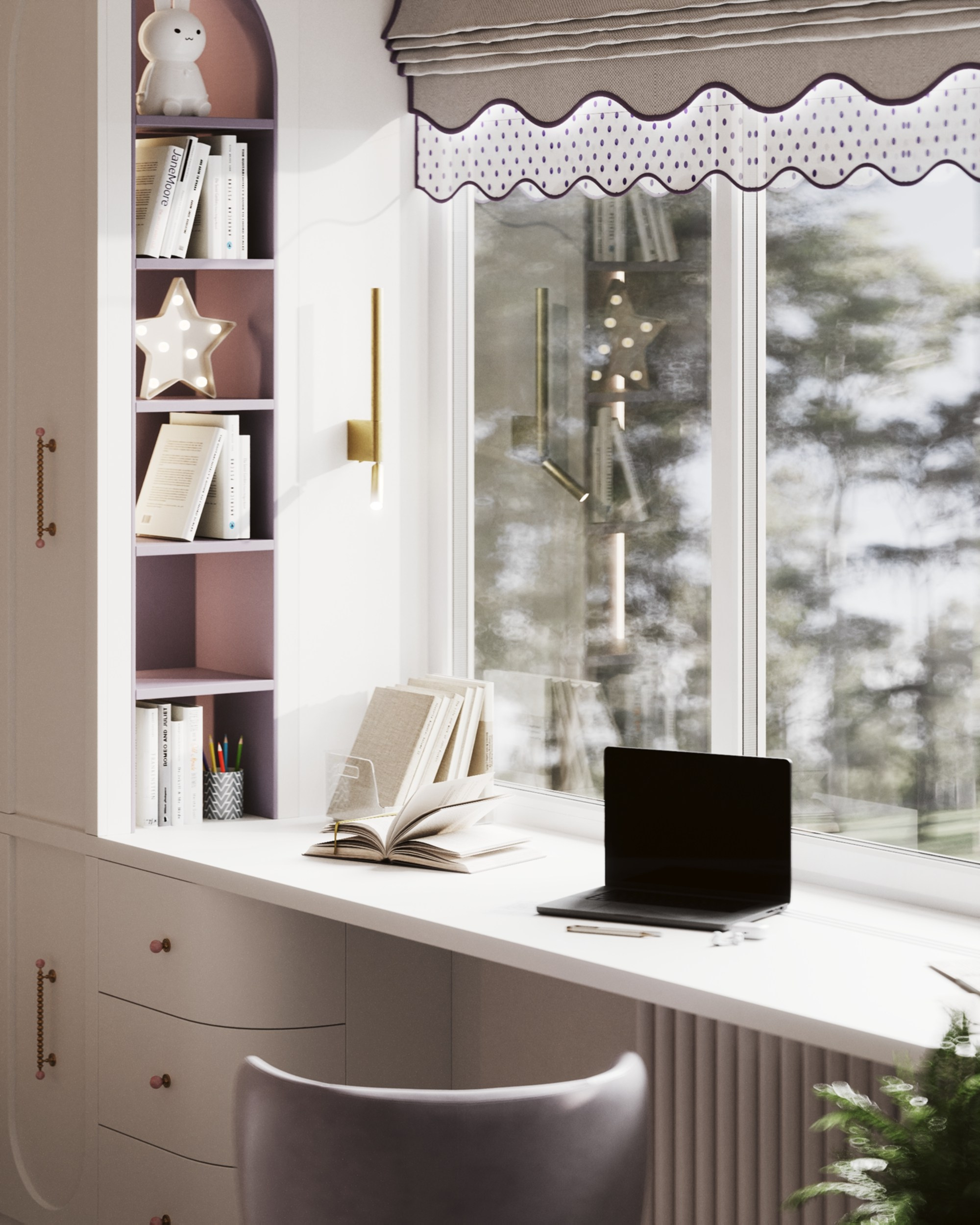 Veernaya |childrenroom | 2026. 3D Визуализация интерьера