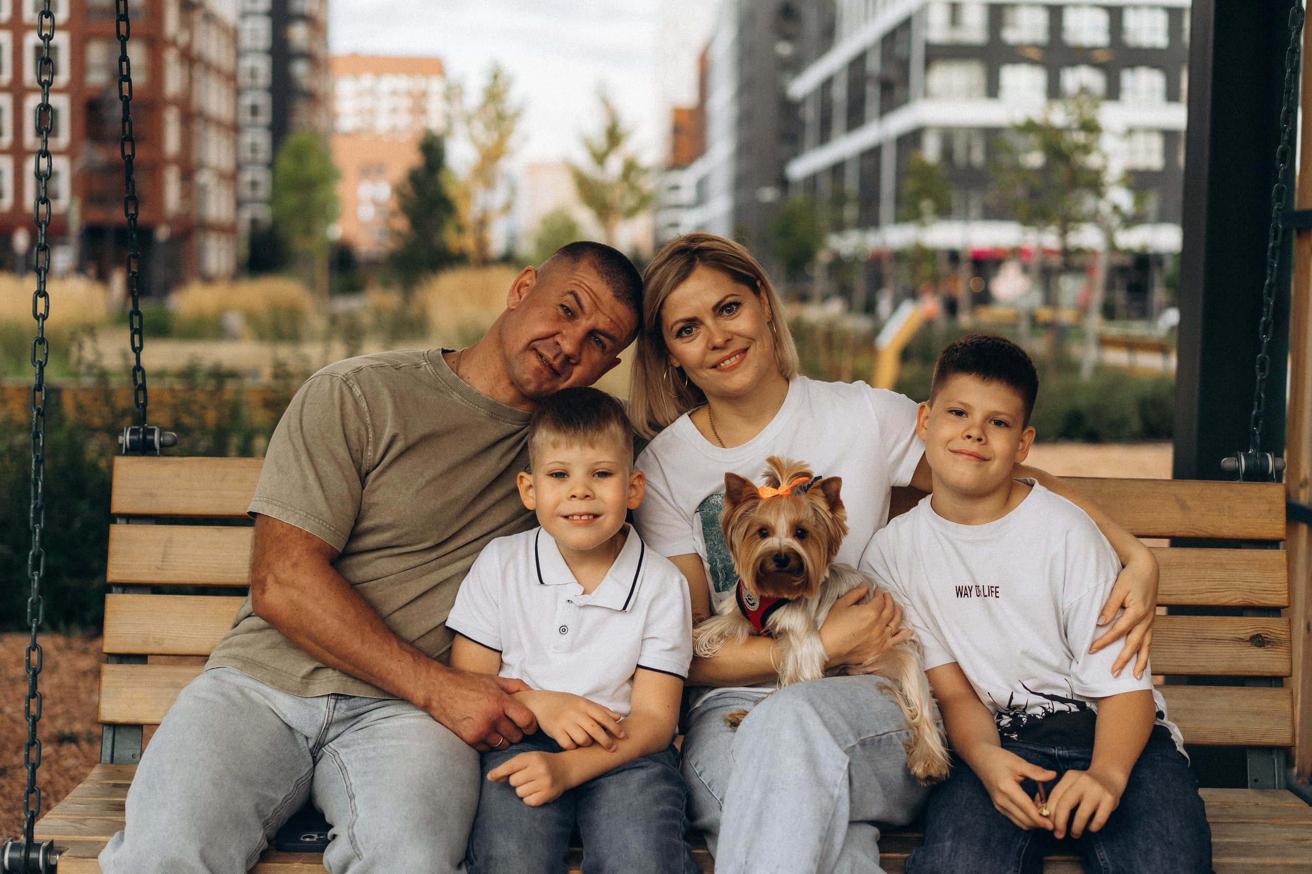 Семейная сьемка в парке. Фотограф Екатеринбург Кокшарова Александра