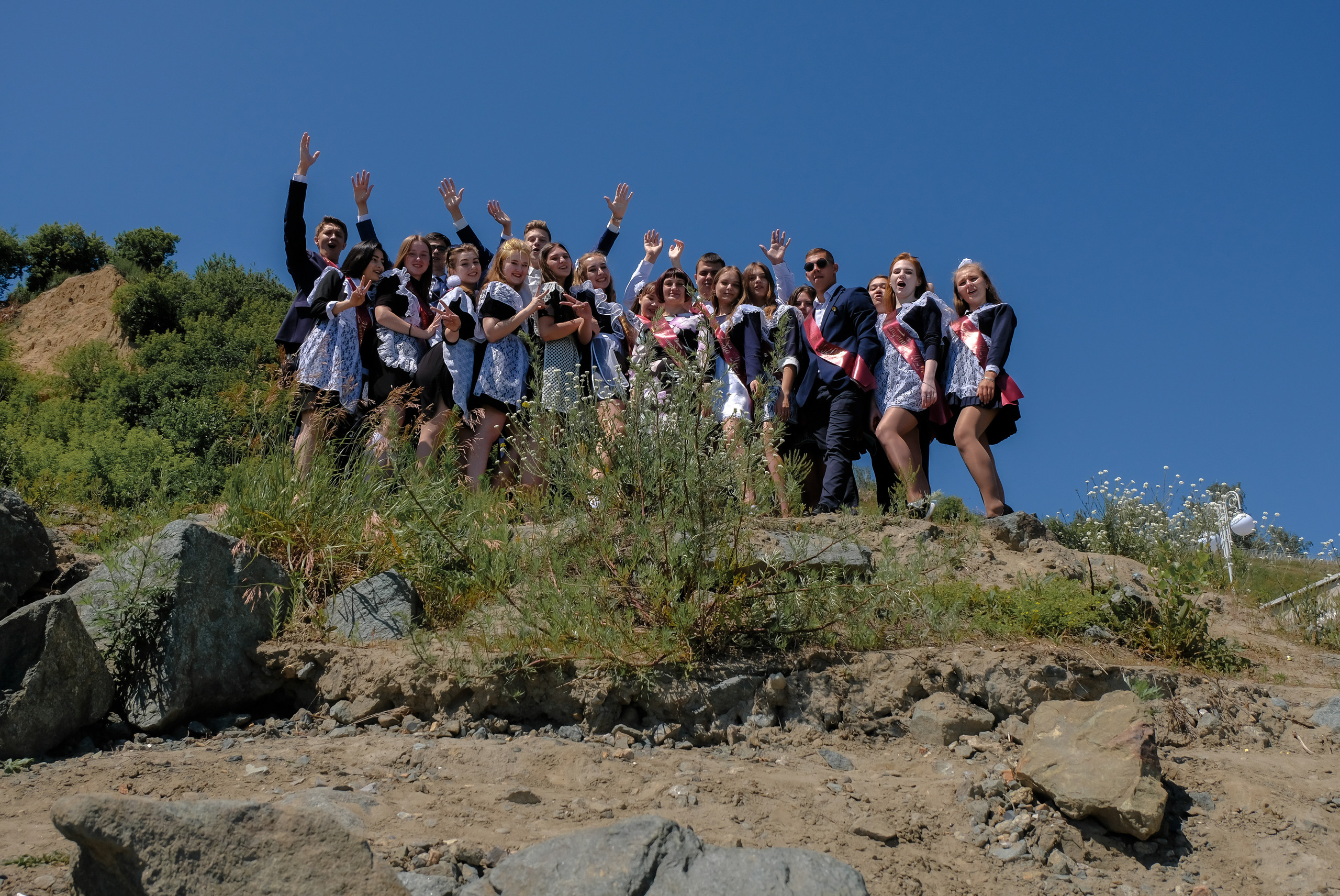 Гимназия 74, класс 11 А. Выпуск 2020 фото. Видеосъемка в Барнауле