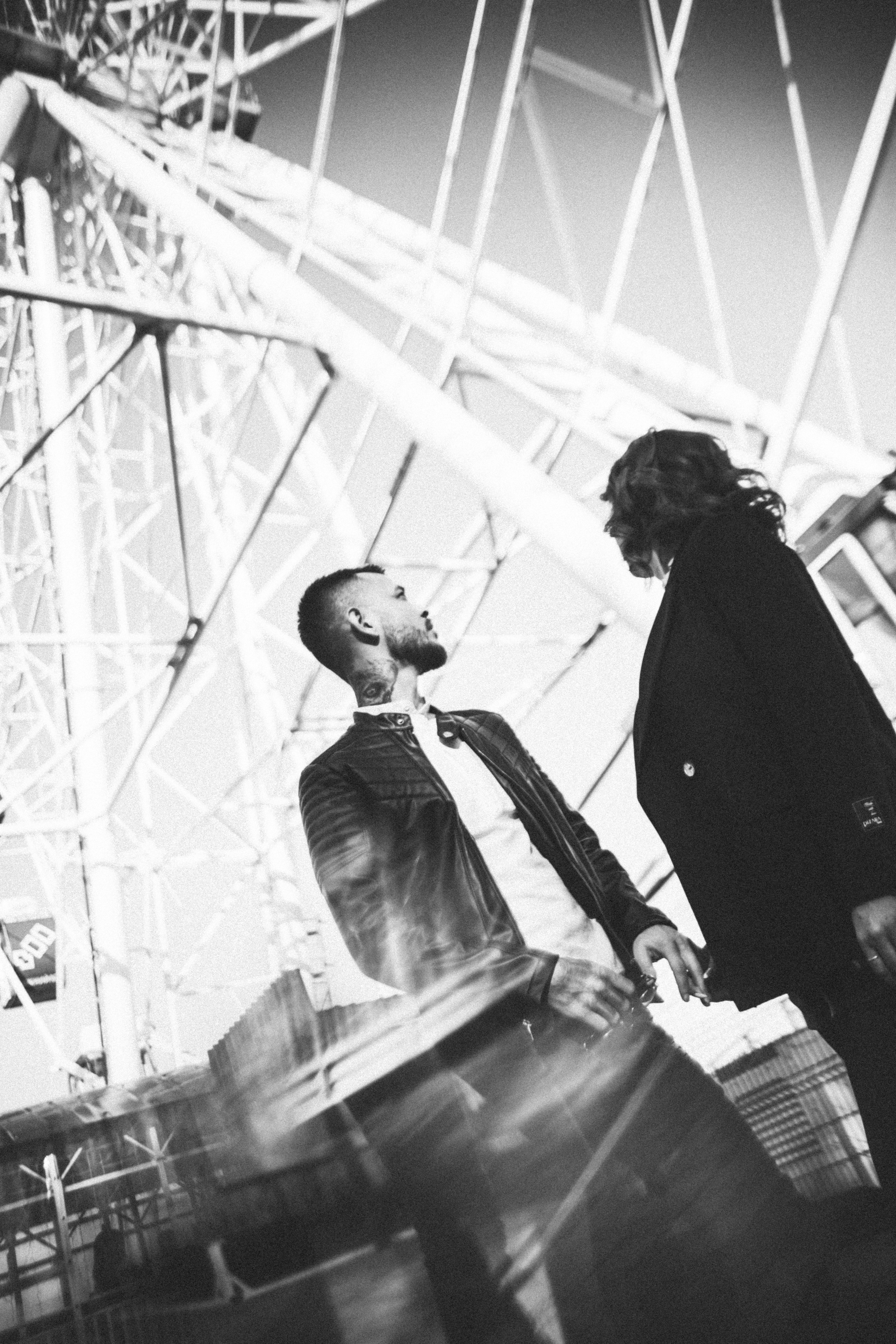 У Колеса обозрения. Фотограф в Нижнем Новгороде