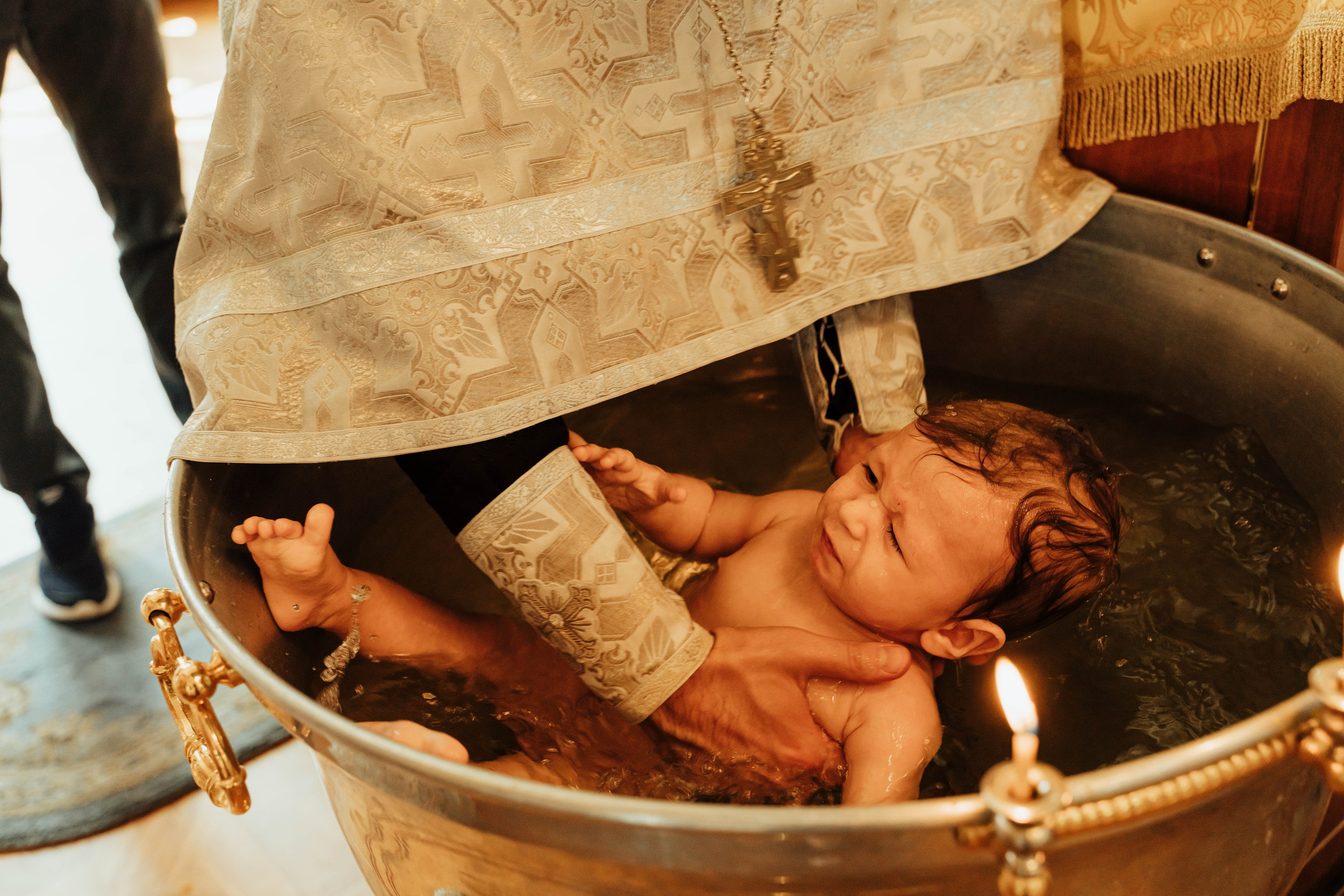 Крещение Никиты. Фотограф Елизавета Савина