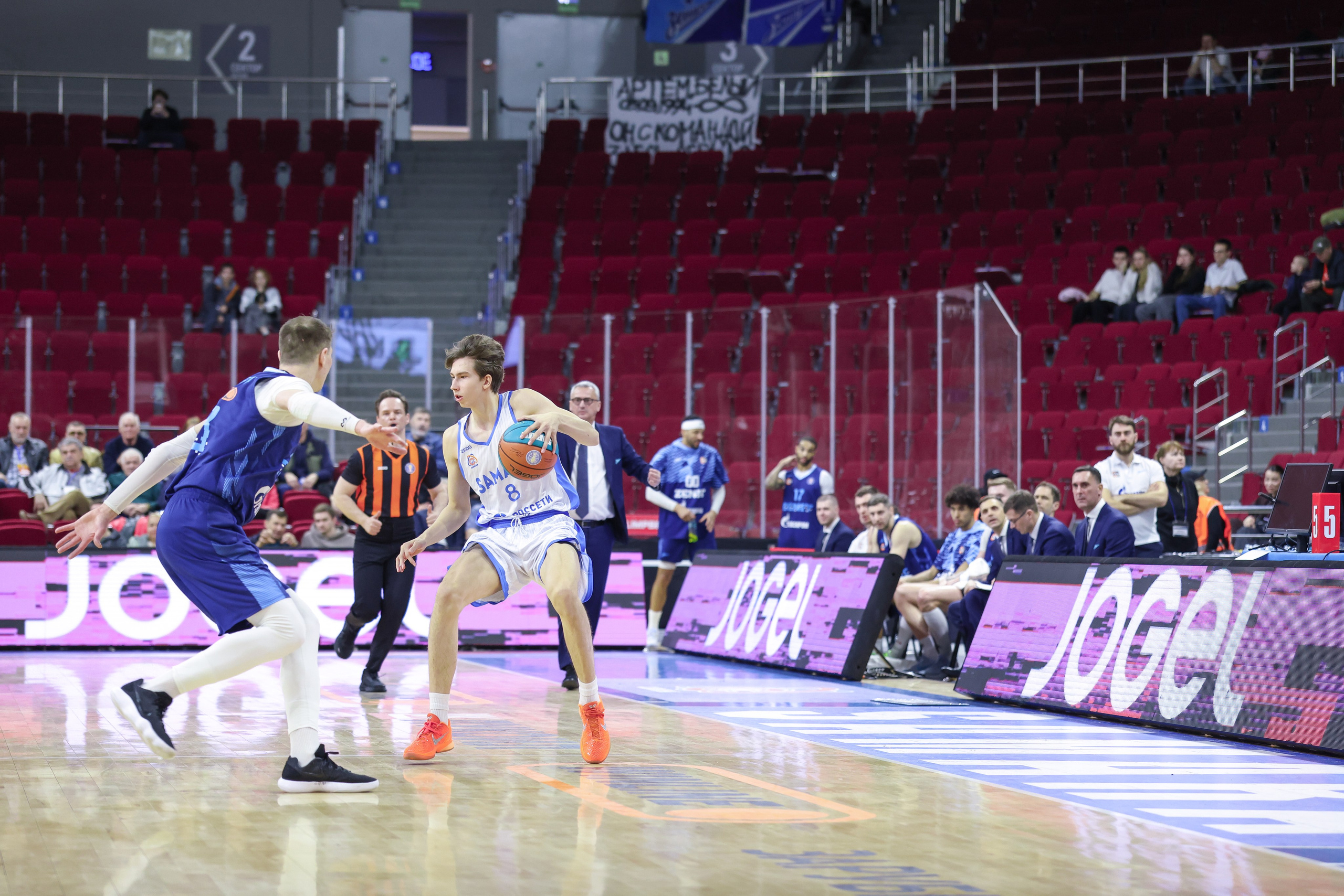 Баскетбол. Самара — Зенит. Единая лига ВТБ. Спортивный фотограф в Самаре