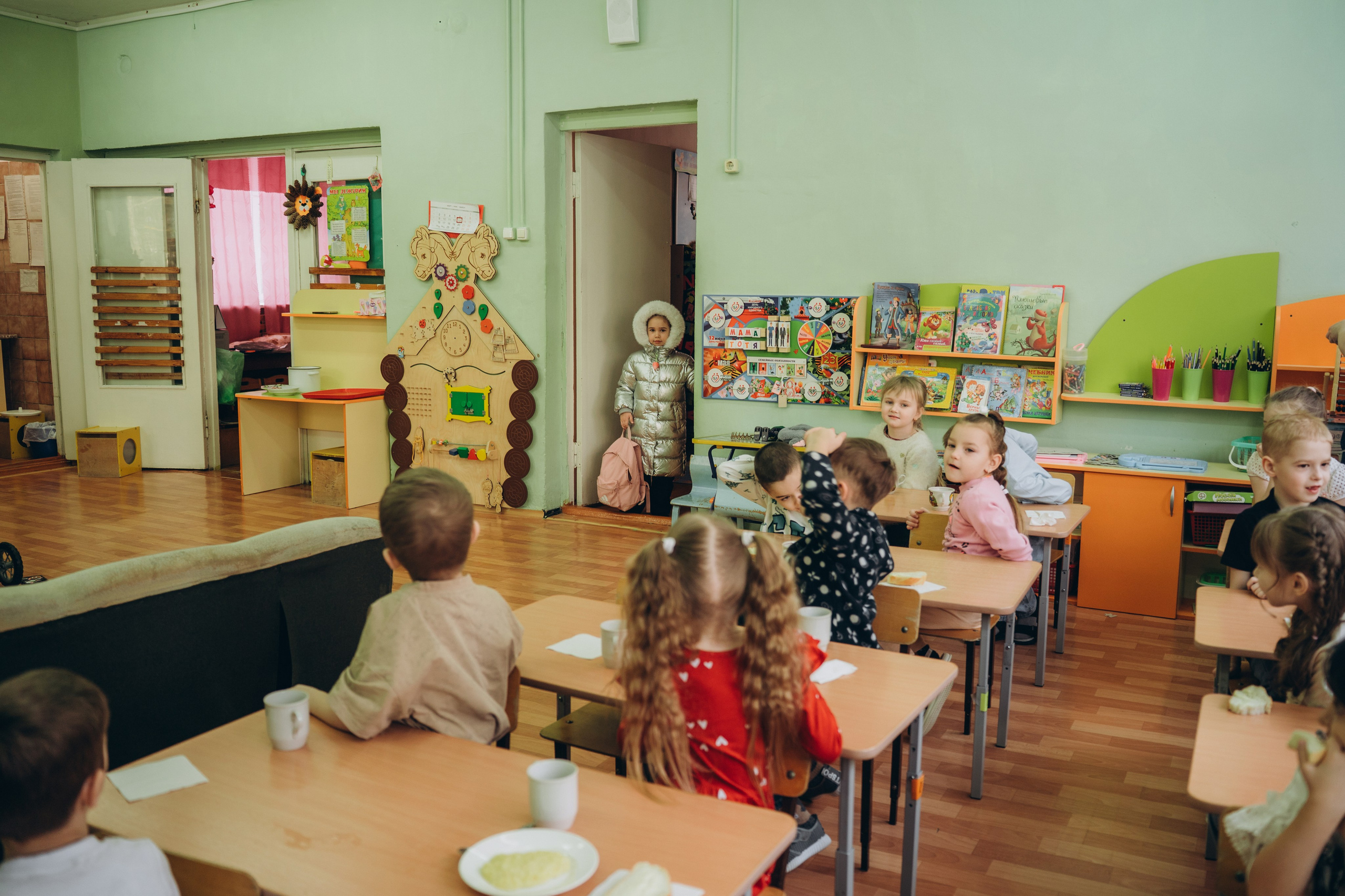 Репортаж в саду. Семейный фотограф • Домашние съемки в Нижнем Новгороде