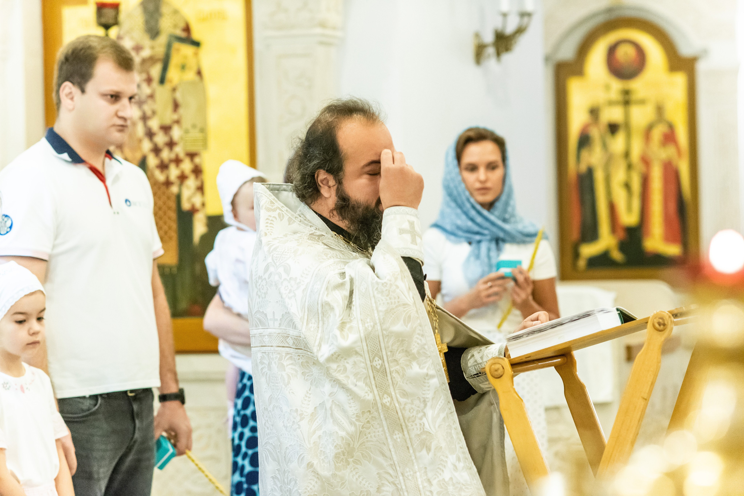 Крещении Ксении. Фотограф Юлия Попова