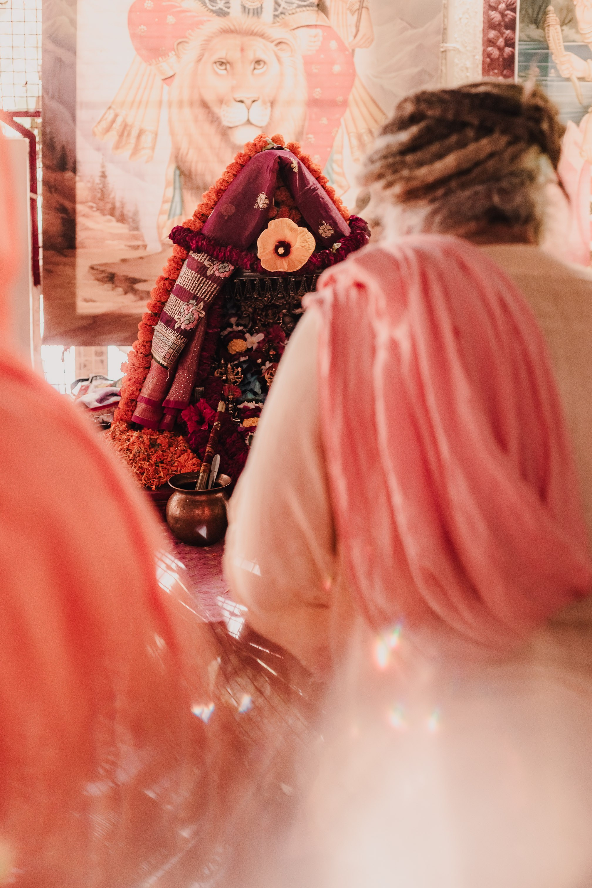 Navaratri yajna at Devraha Baba Ji ashram. Мариам Багдасарян