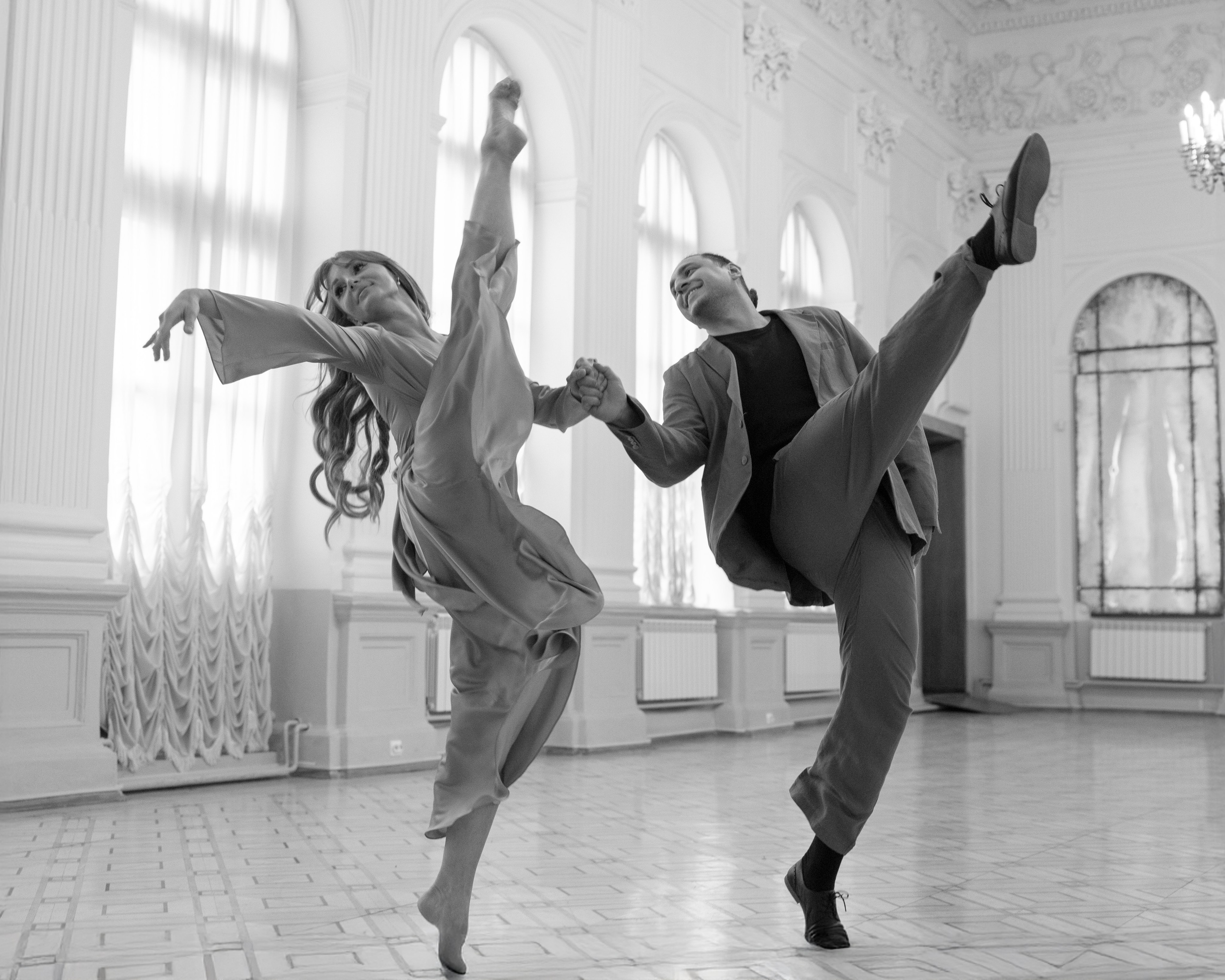 Лавстори в особняке Санкт-Петербурга для влюбленных танцоров. Фотограф в Санкт-Петербурге Вагнер Юлия