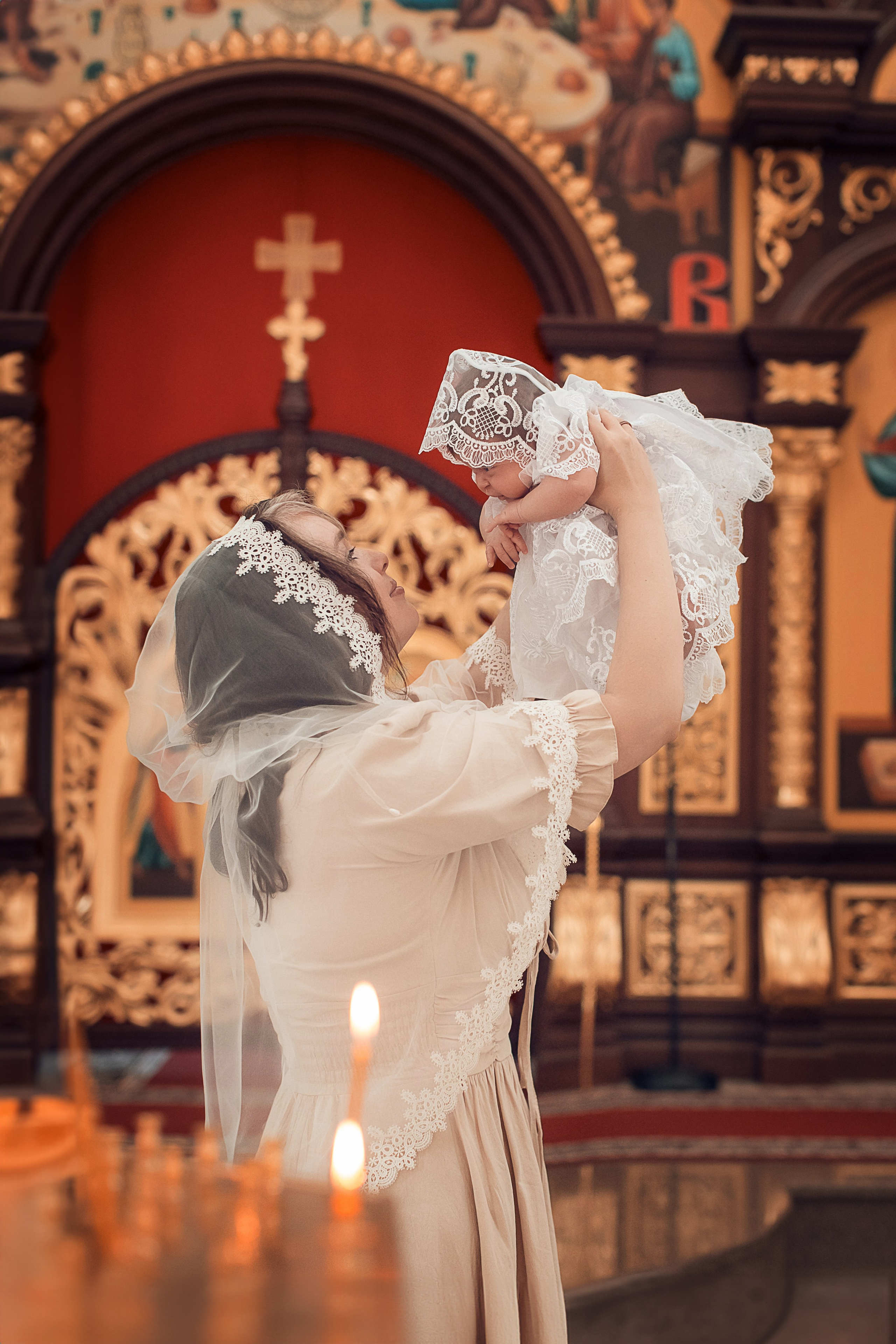 Крещение Устинии. Храм Преподобного Сергия Радонежского. Главная