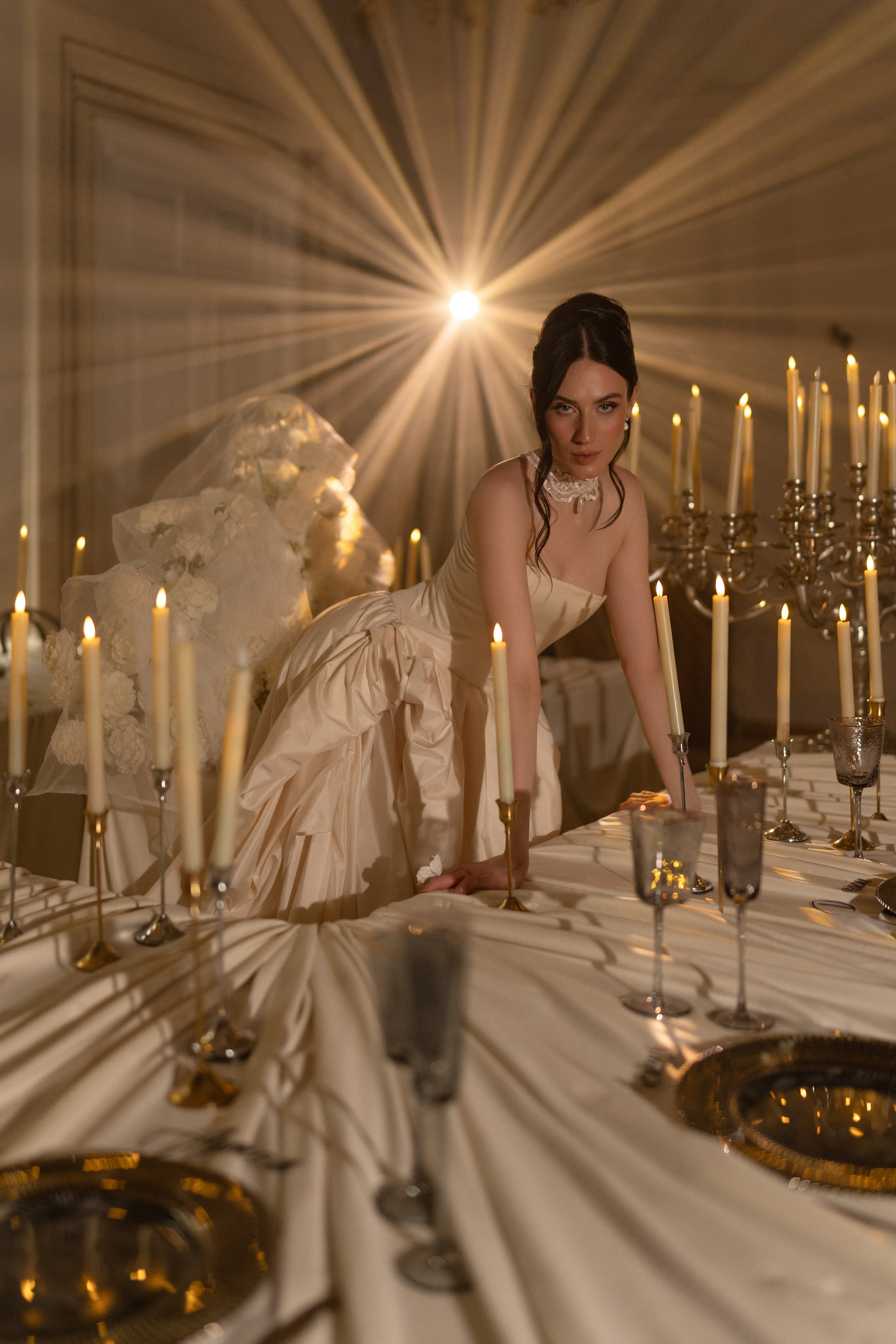 Ужин при свечах. Свадебный и репортажный фотограф Москва