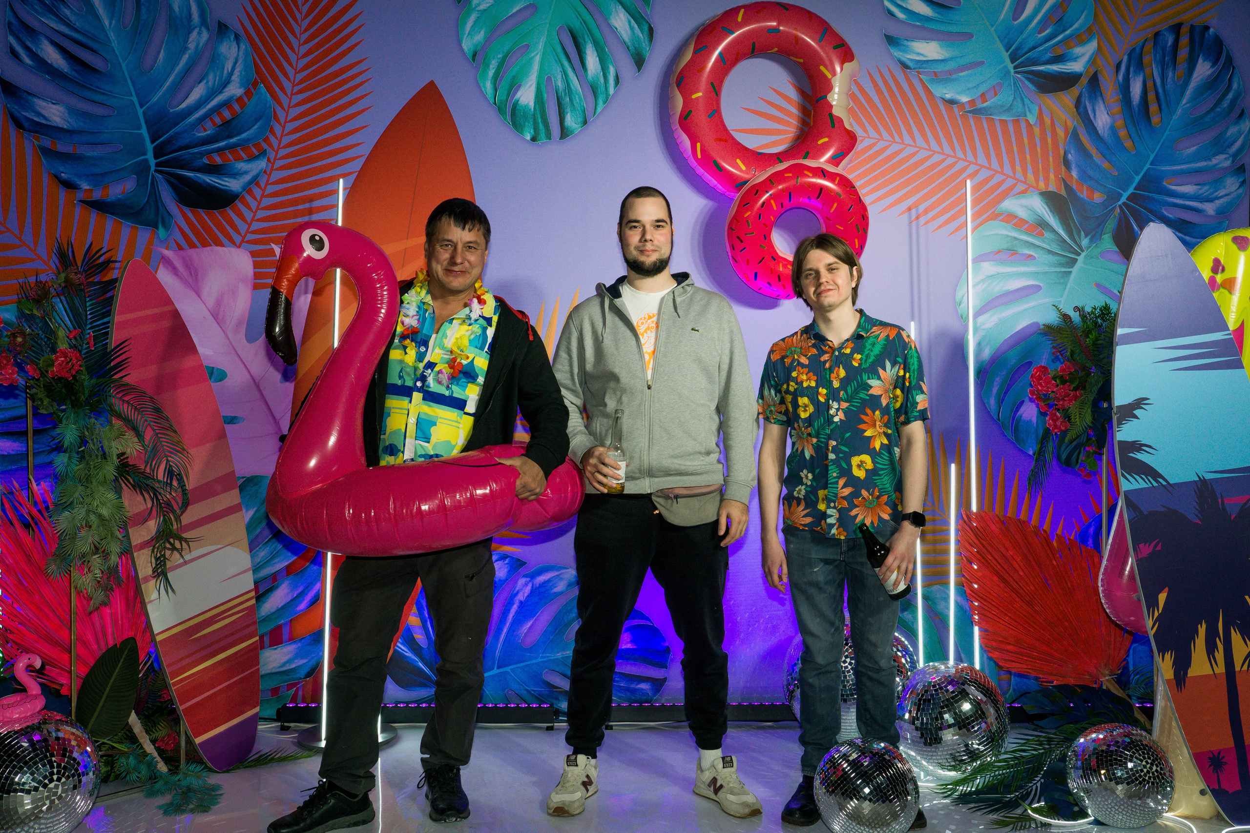 МТС корпоратив Гавайская вечеринка. Фотограф