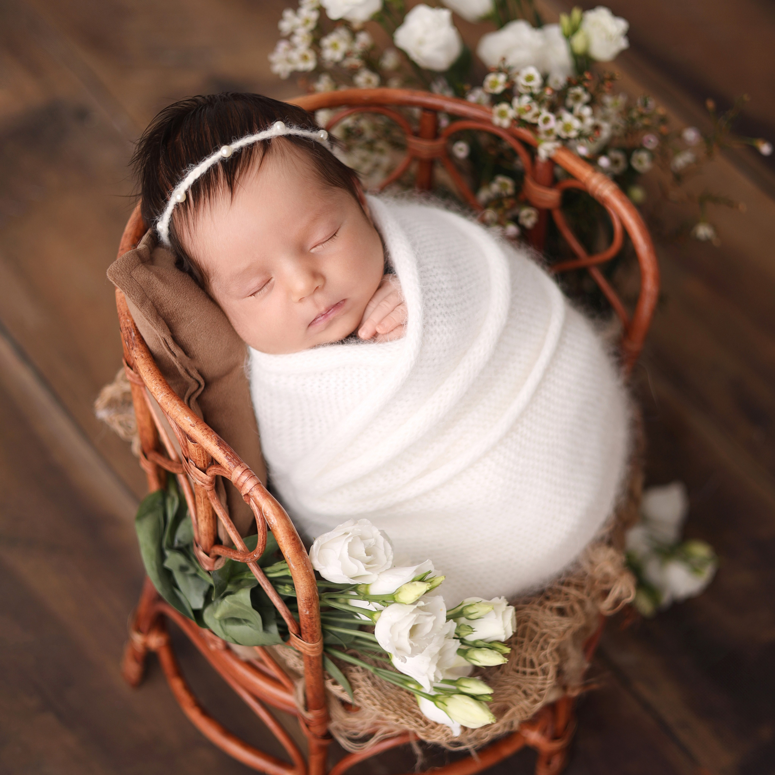 Обмотки для девочек. Фотограф новорожденных Москва. Ньюборн фотограф Москва