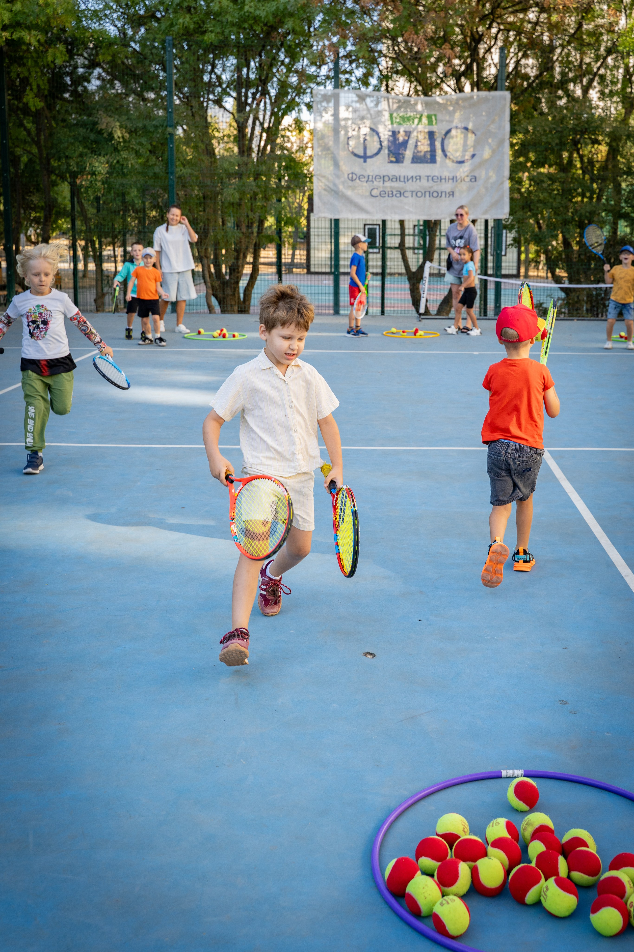 Федерация тенниса Севастополь. Малыши. Анастасия Дунаева. Фотограф в Севастополе