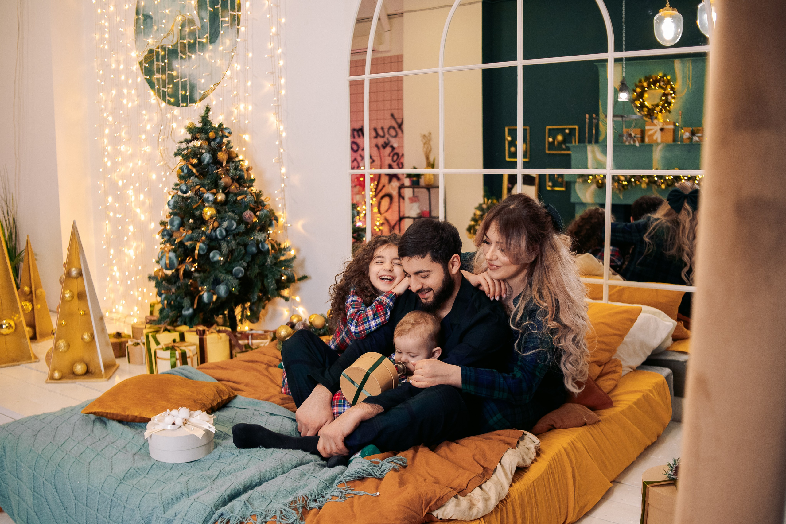 Новогодняя Семейная фотосессия в фотостудии Daily. Фотограф в Санкт-Петербурге, Анна Скворцова