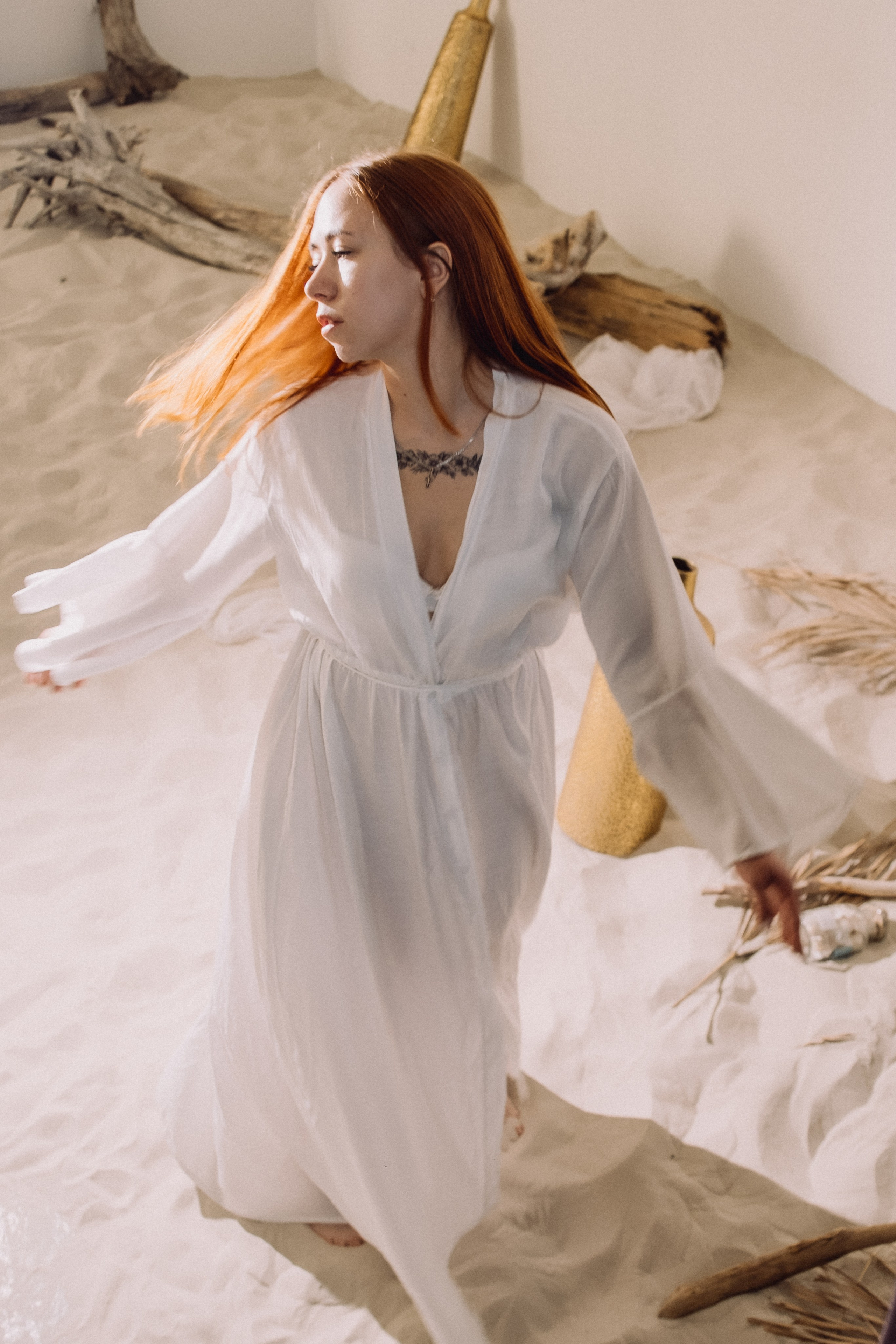 Женщина в песках. Фотограф в Иркутске Анна Мирошникова