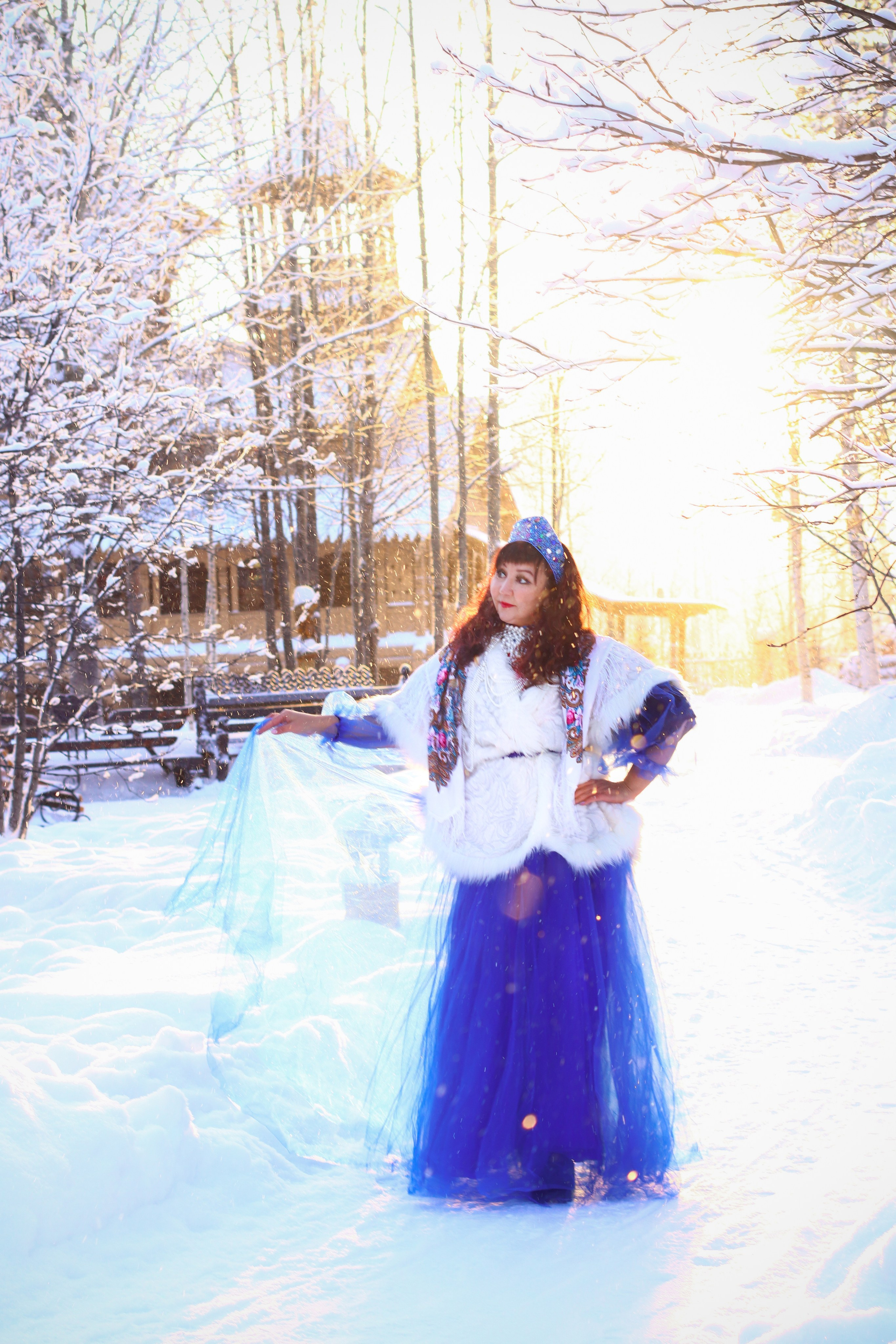 С белым псом. Фотограф в Сургуте Брызгунова Анастасия