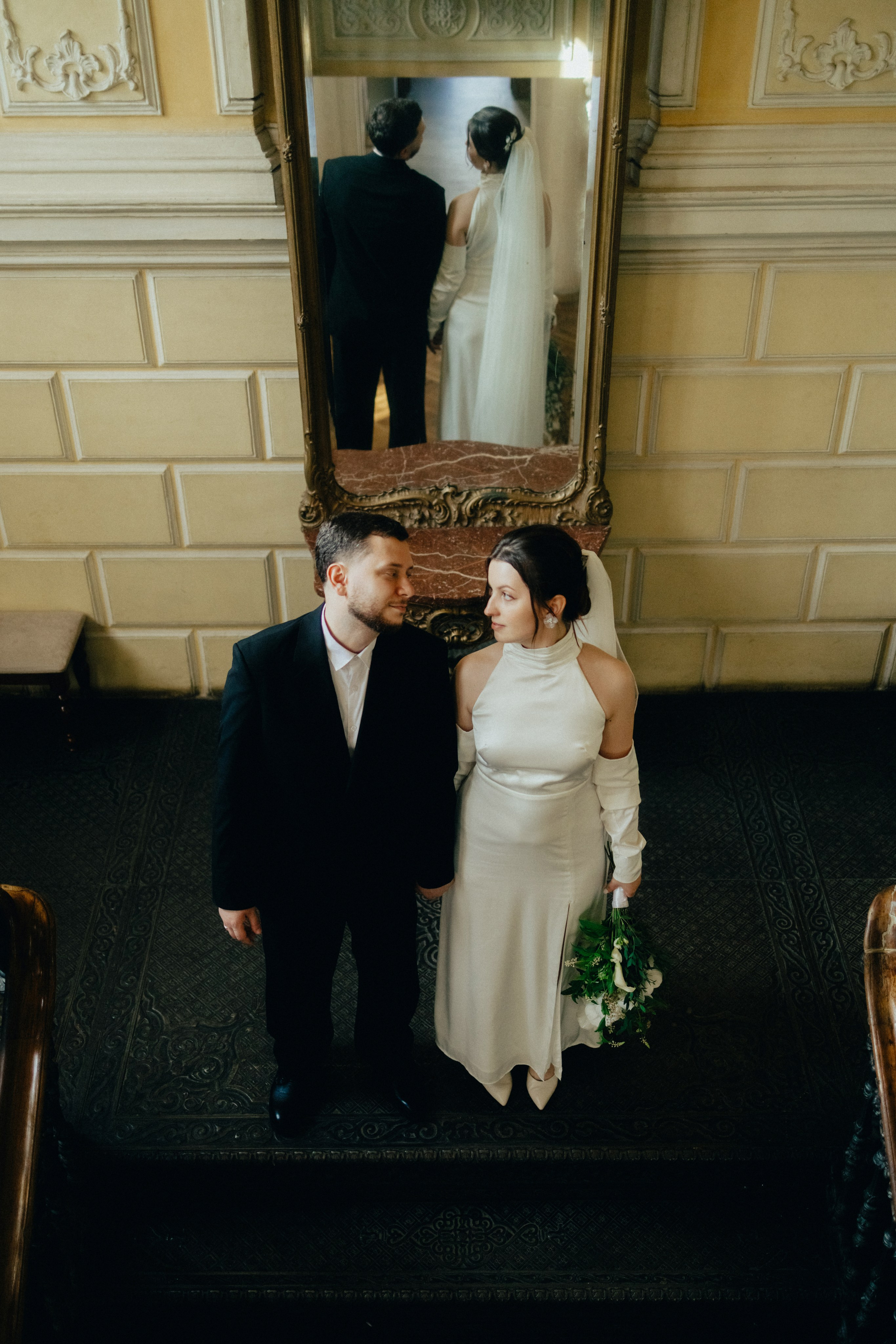 Дмитрий и Арина, роспись в библиотеке читальне имени Пушкина. Свадебный и портретный фотограф в Москве Кристина Золотова