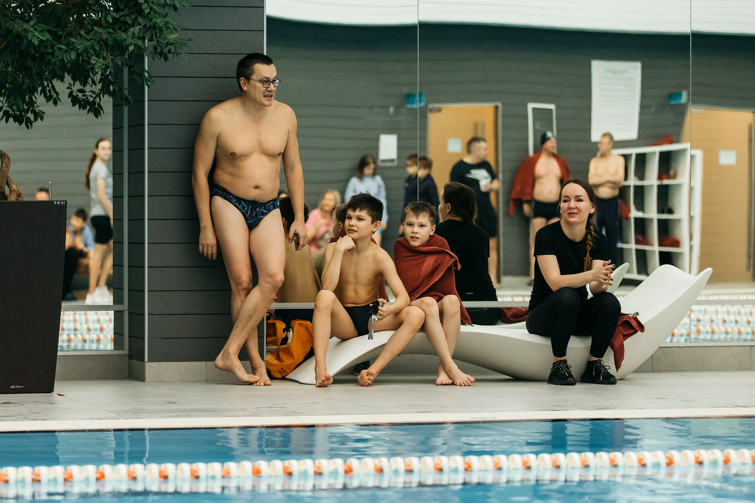 Соревнования по плаванию (зима)