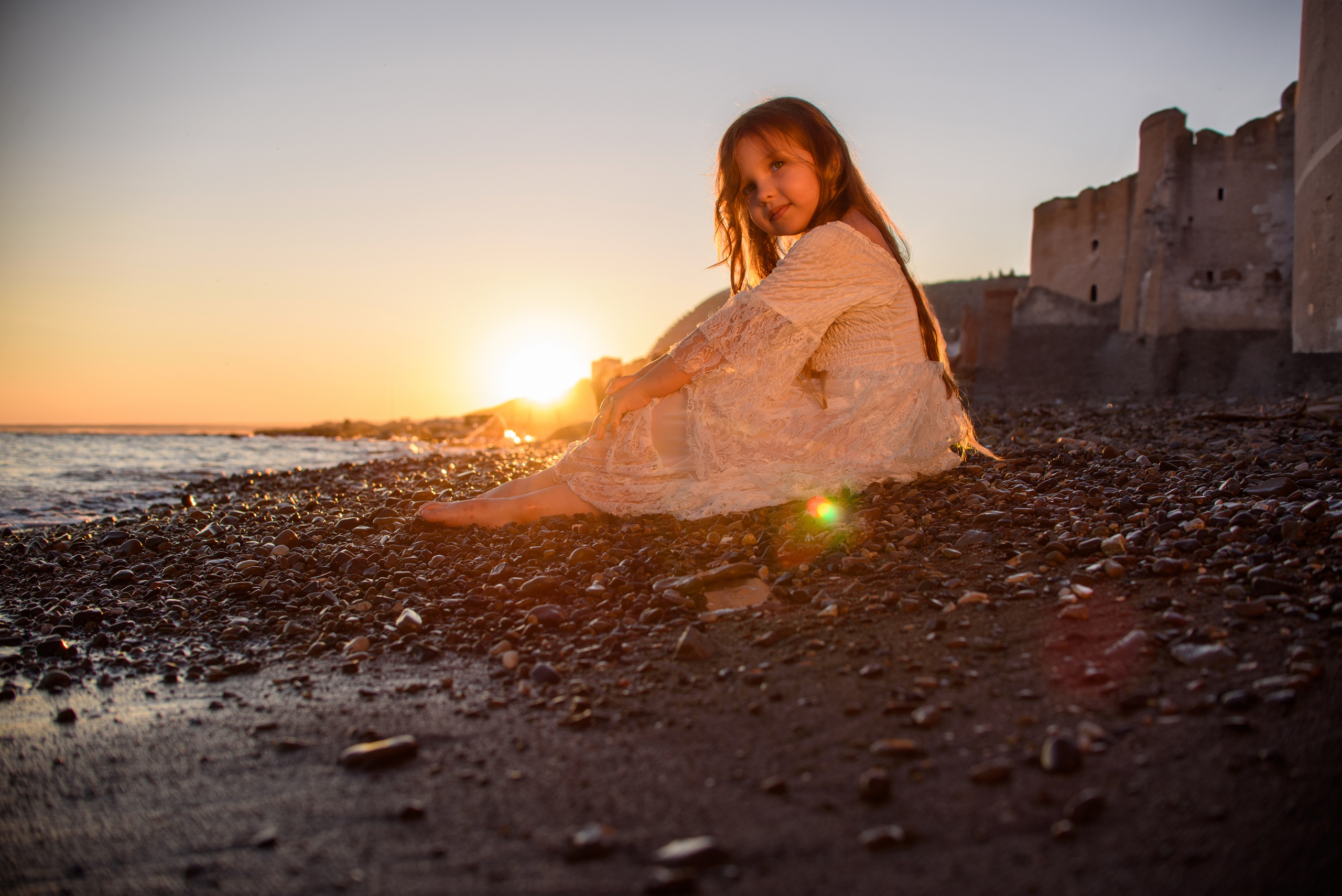 Закатная фотосессия. Детский студийный фотограф Сочи