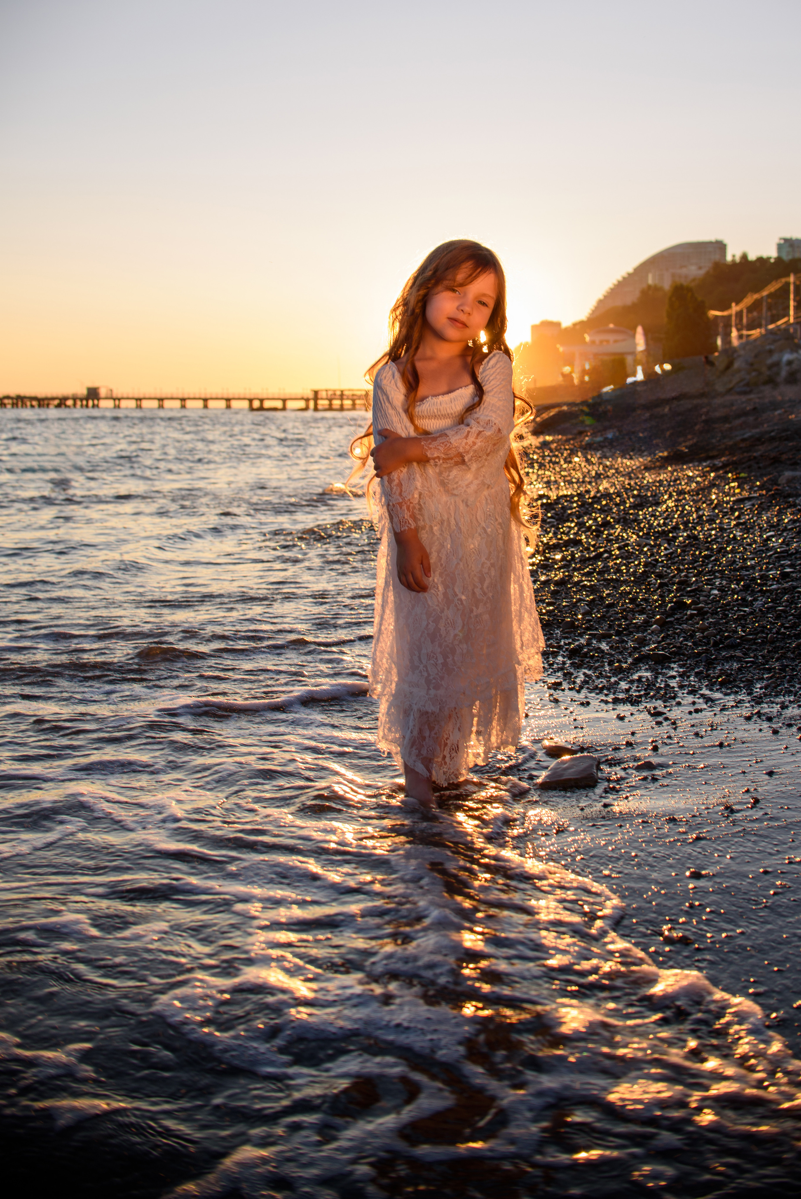 Закатная фотосессия. Детский студийный фотограф Сочи