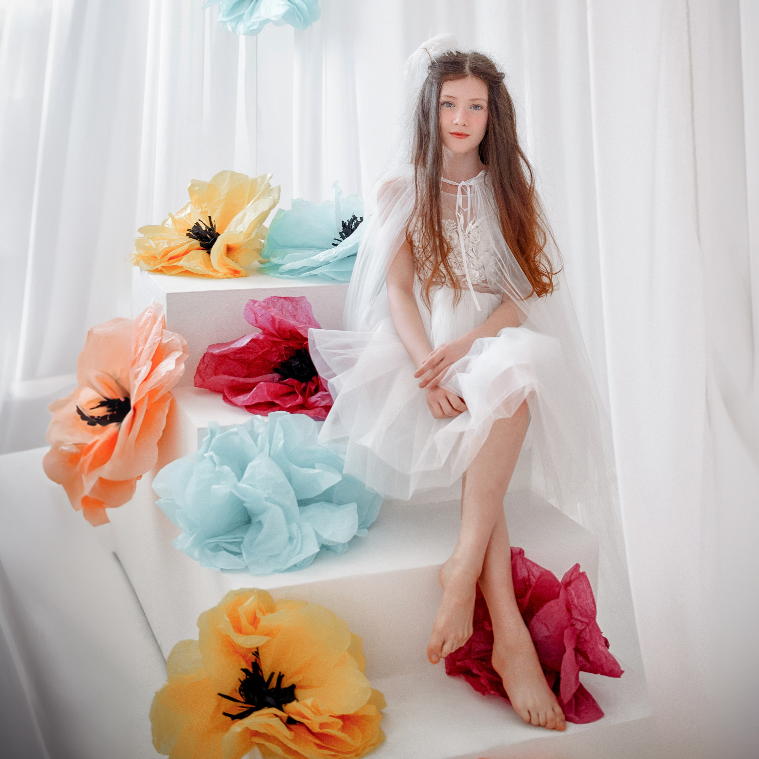 Фотосессия девочек. Детский студийный фотограф Сочи