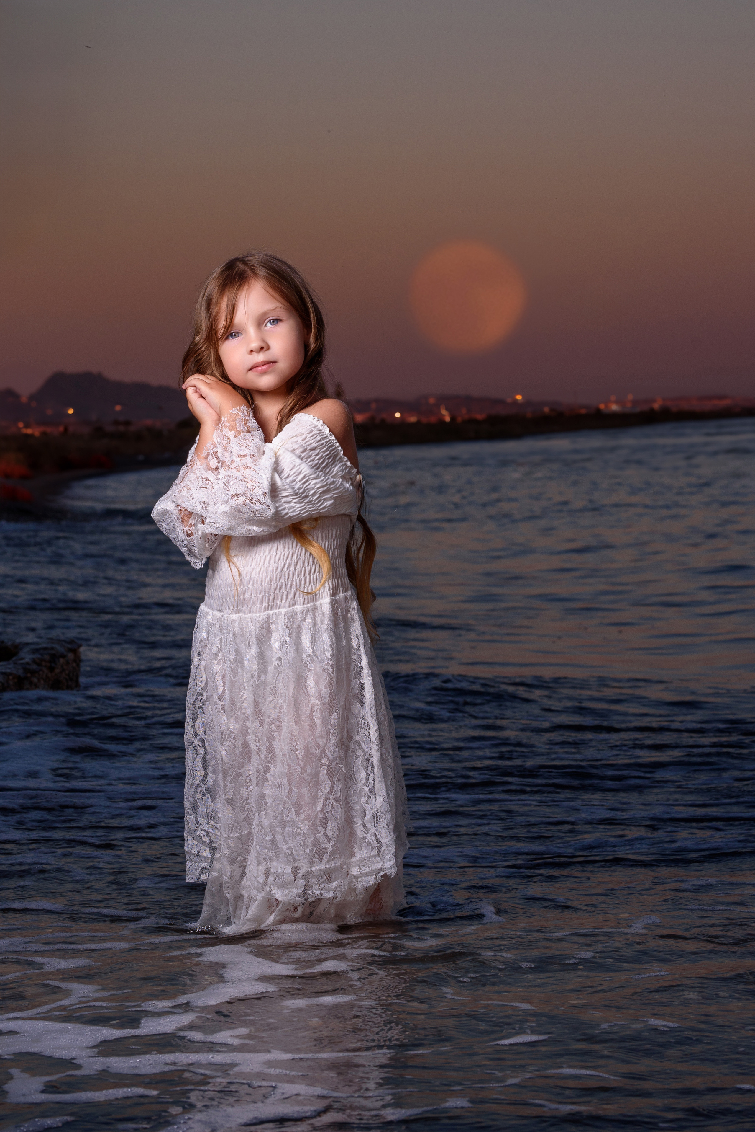 Закатная фотосессия. Детский студийный фотограф Сочи