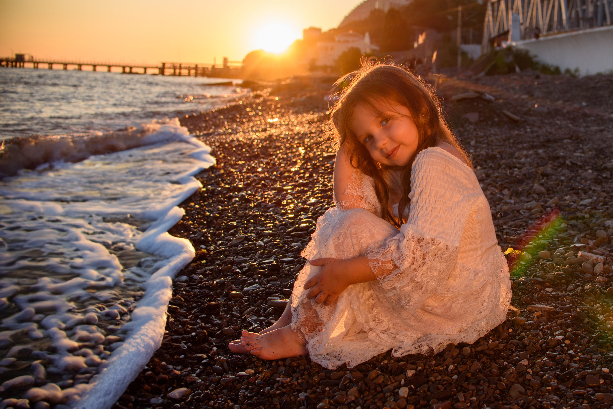 Закатная фотосессия. Детский студийный фотограф Сочи