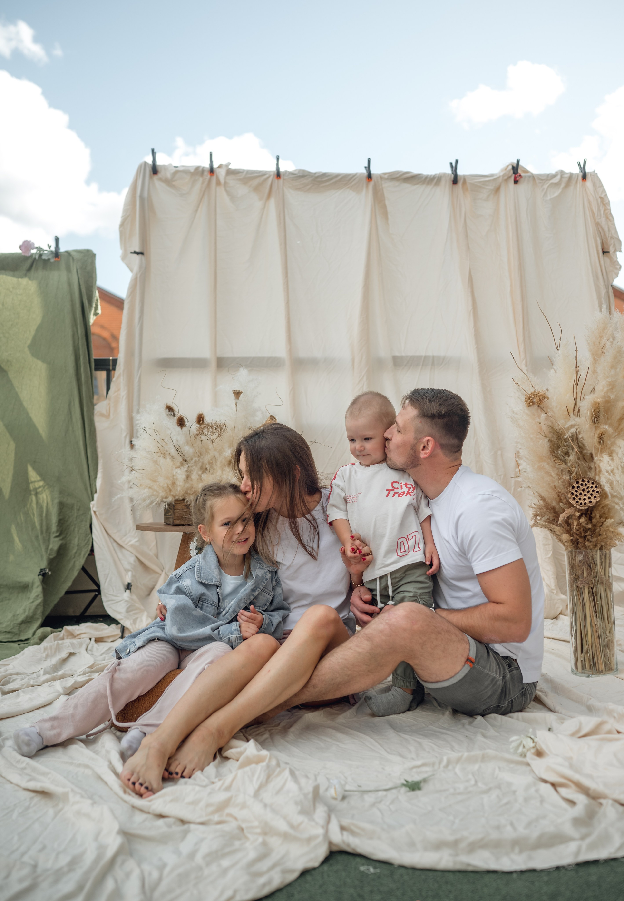 На крыше. Семейный и детский фотограф в Москве Князева Диана