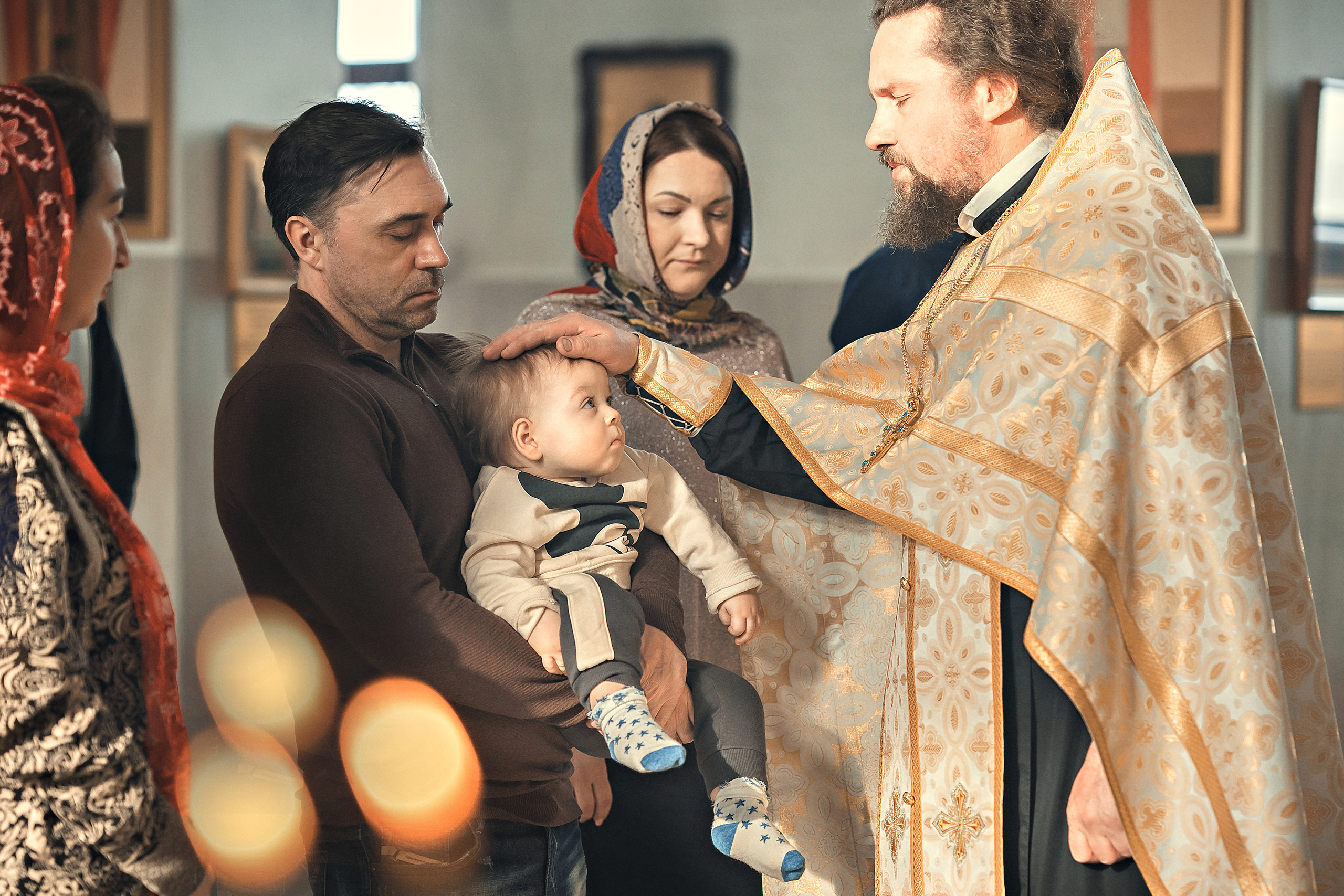 Таинство Крещения Матвея. Фотограф на Крещение и Венчание в Красноярске Рамазанова Юлия