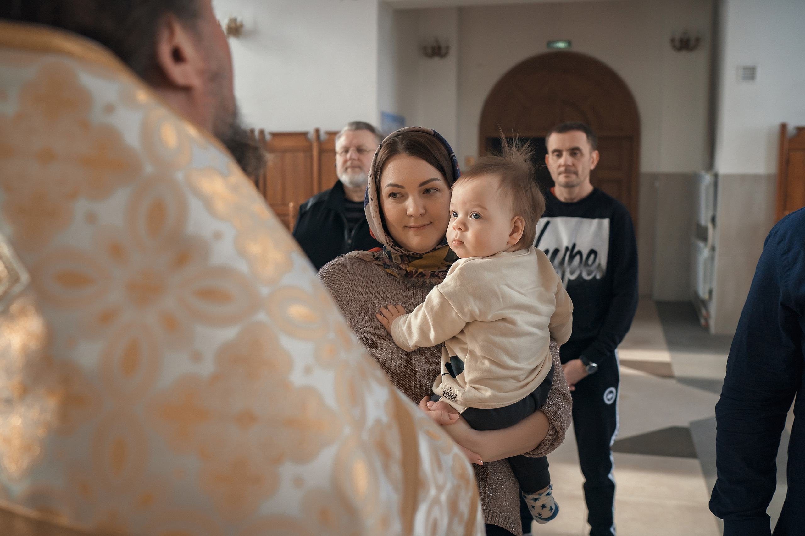 Таинство Крещения Матвея. Фотограф на Крещение и Венчание в Красноярске Рамазанова Юлия