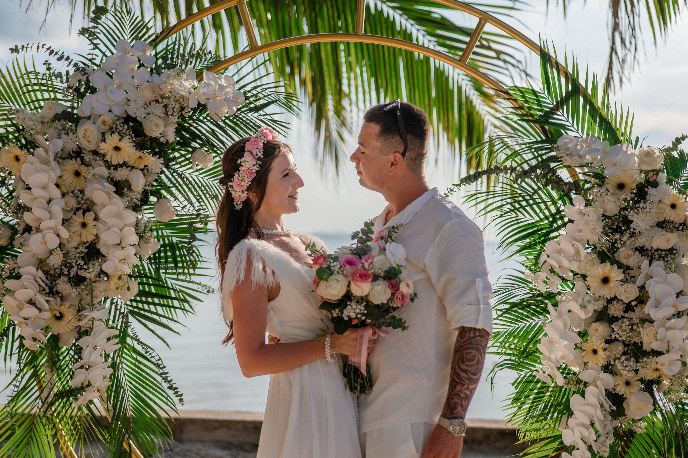 Wedding on the Beach in Koh Samui, Thailand | Tropical Destination Wedding