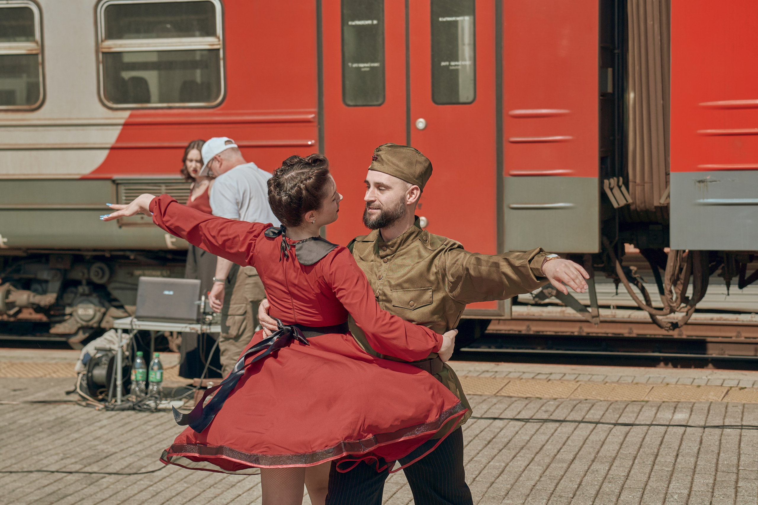 Поезд Победы!. Фотограф во Владивостоке