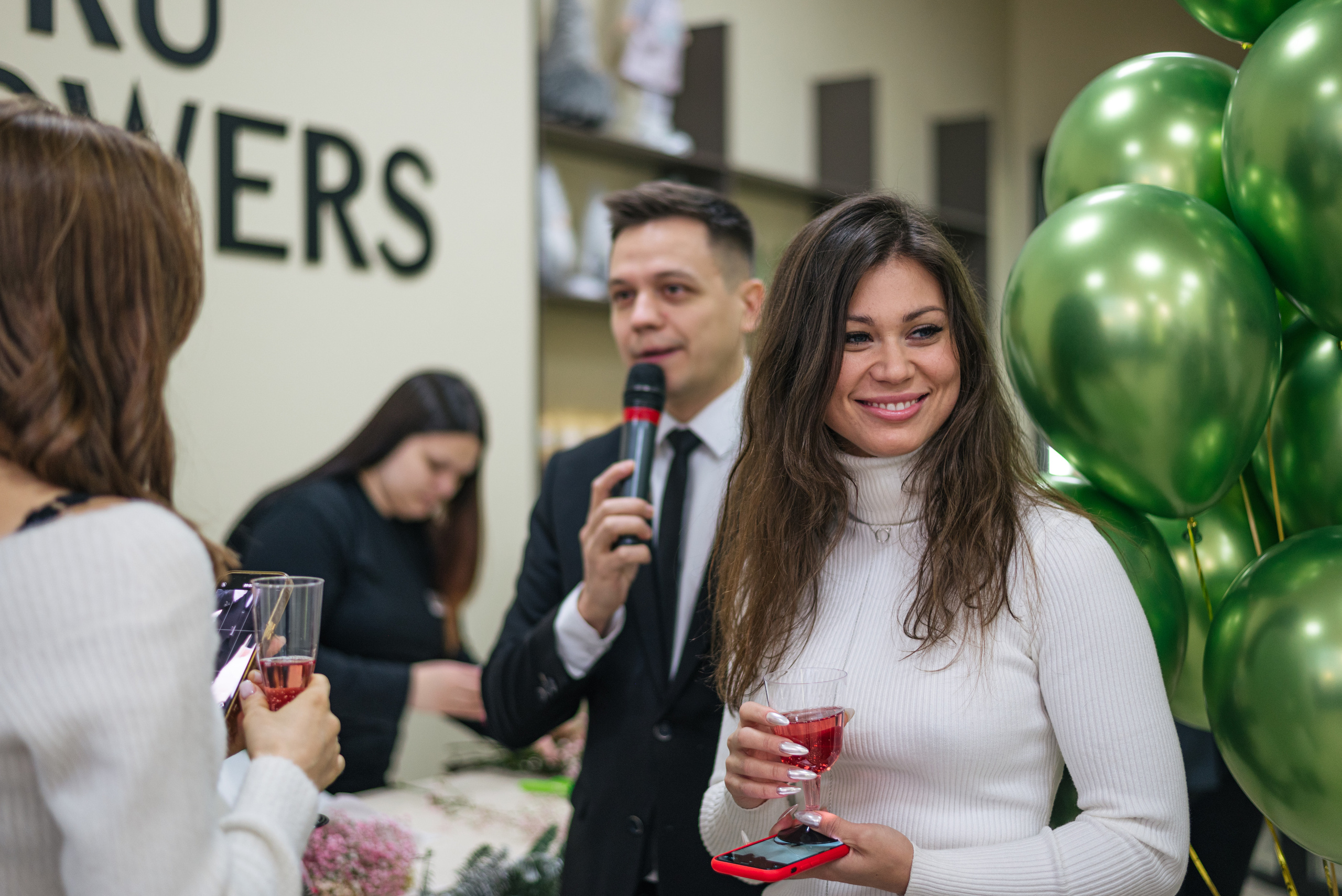 Открытие салона цветов и шаров RU FLOWERS. Фотограф Нижневартовск. Фотограф в Нижневартовске Анна Стрельцова