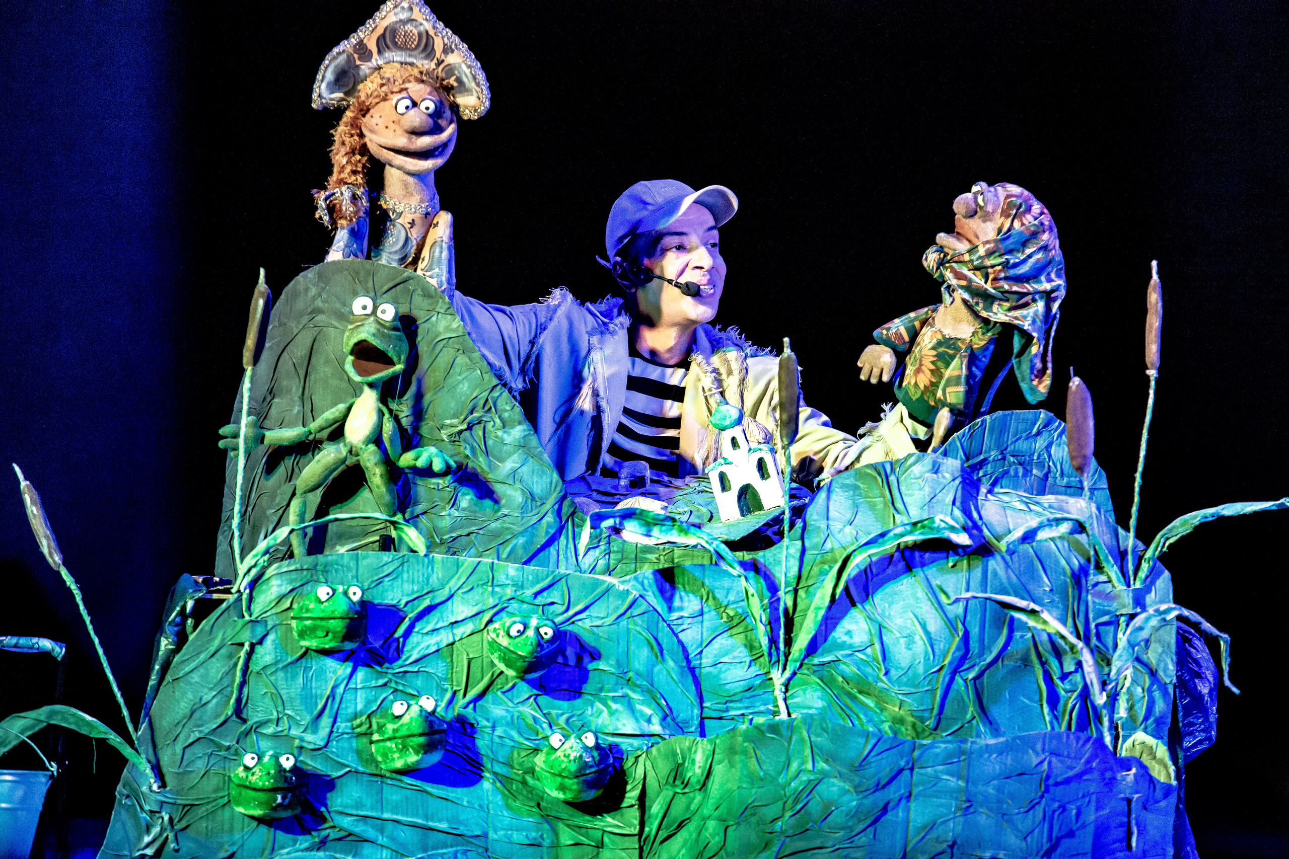 Спектакль театра Саквояж Лягушка путешествиница. Фотограф в Сочи Юрий Шептаев