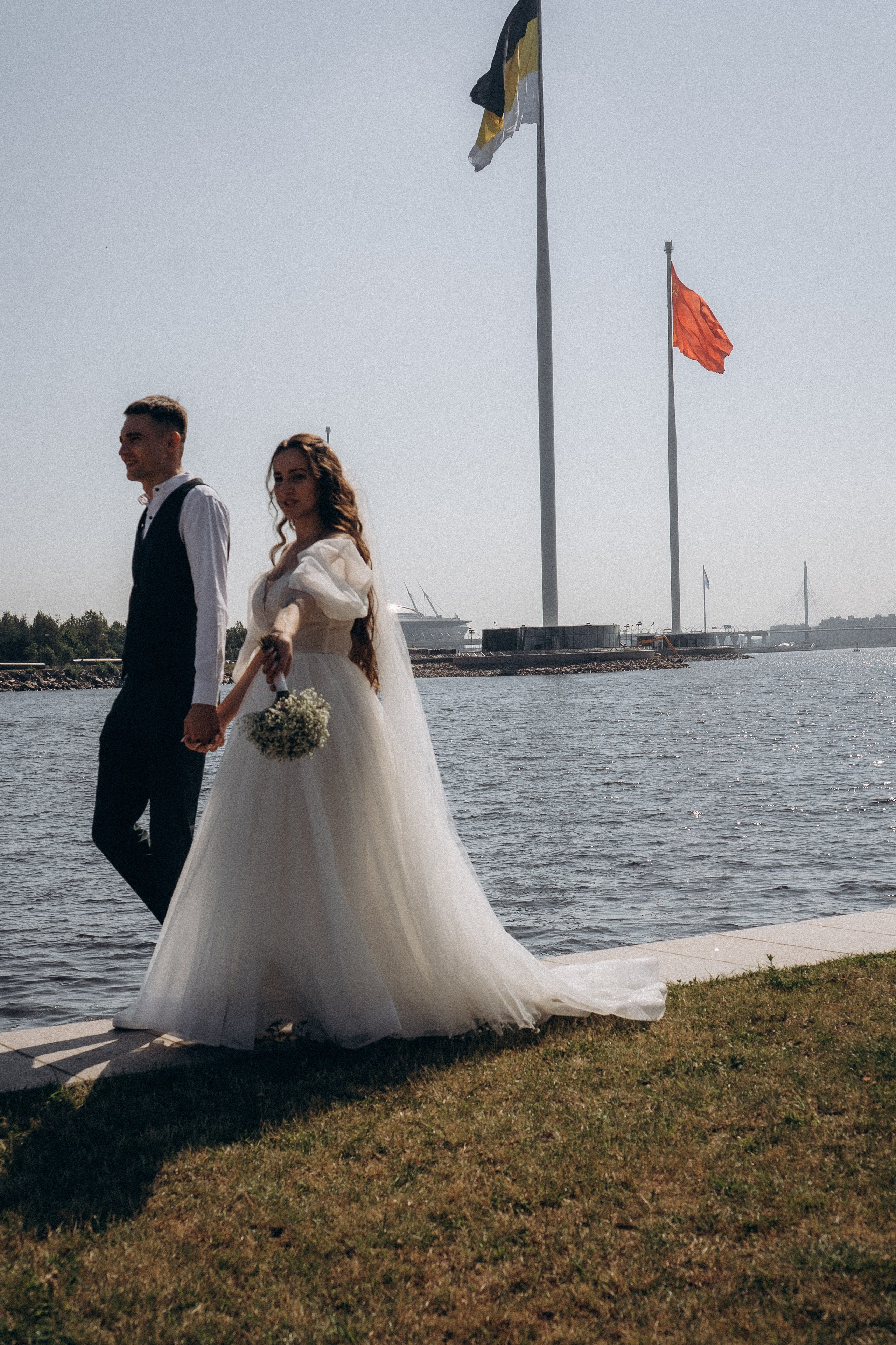 СВАДЕБНАЯ СЬЕМК В ПАРКЕ 300-ЛЕТИЯ. Профессиональный фотограф, Санкт-Петербург — Виктория Богомолова