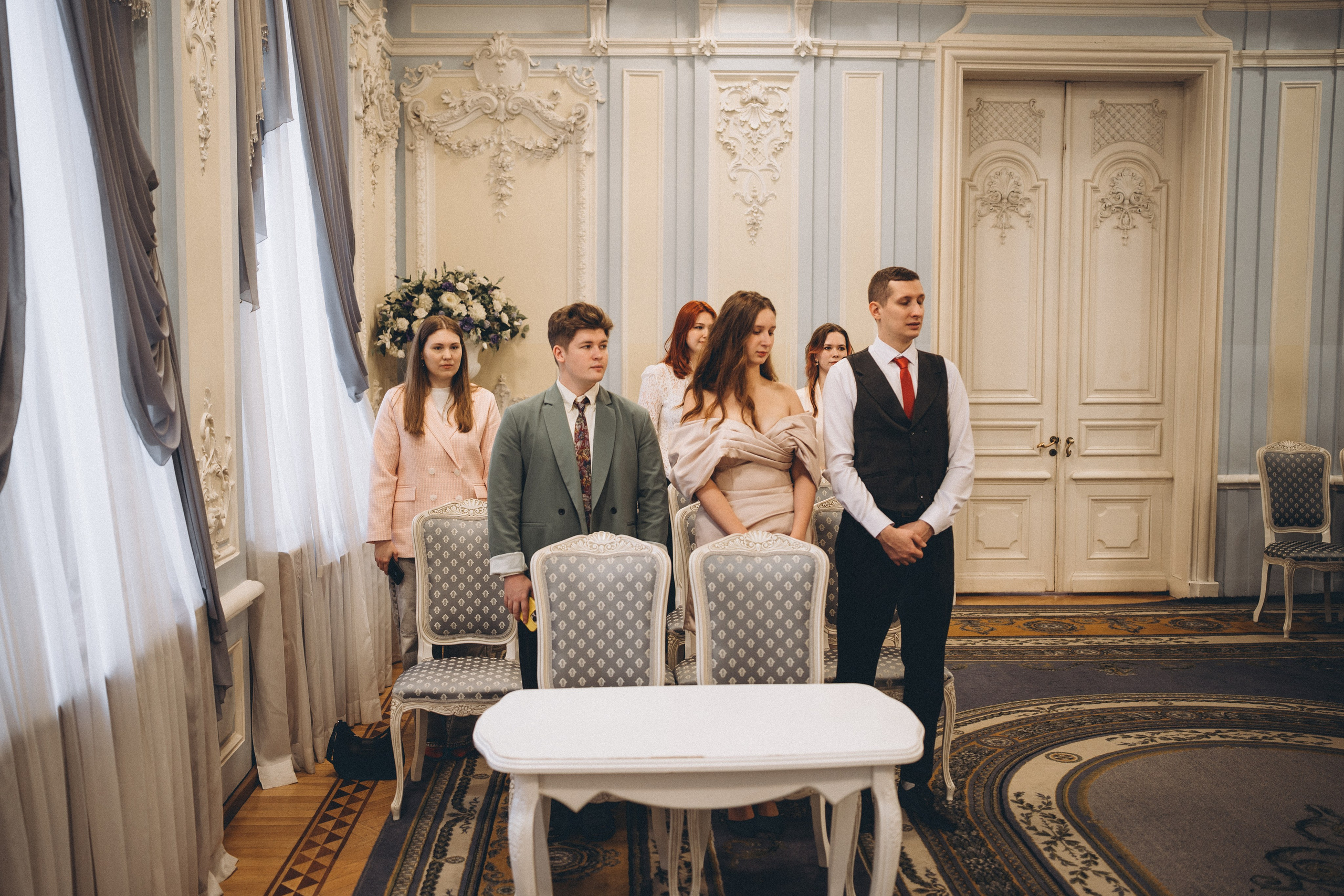 СВАДЕБНАЯ СЬЕМКА ВО ВТОРОМ ДВОРЦЕ С ГОСТЯМИ И ПРОГУЛКА В ТАВРИЧЕСКОМ САДУ. Профессиональный фотограф, Санкт-Петербург — Виктория Богомолова