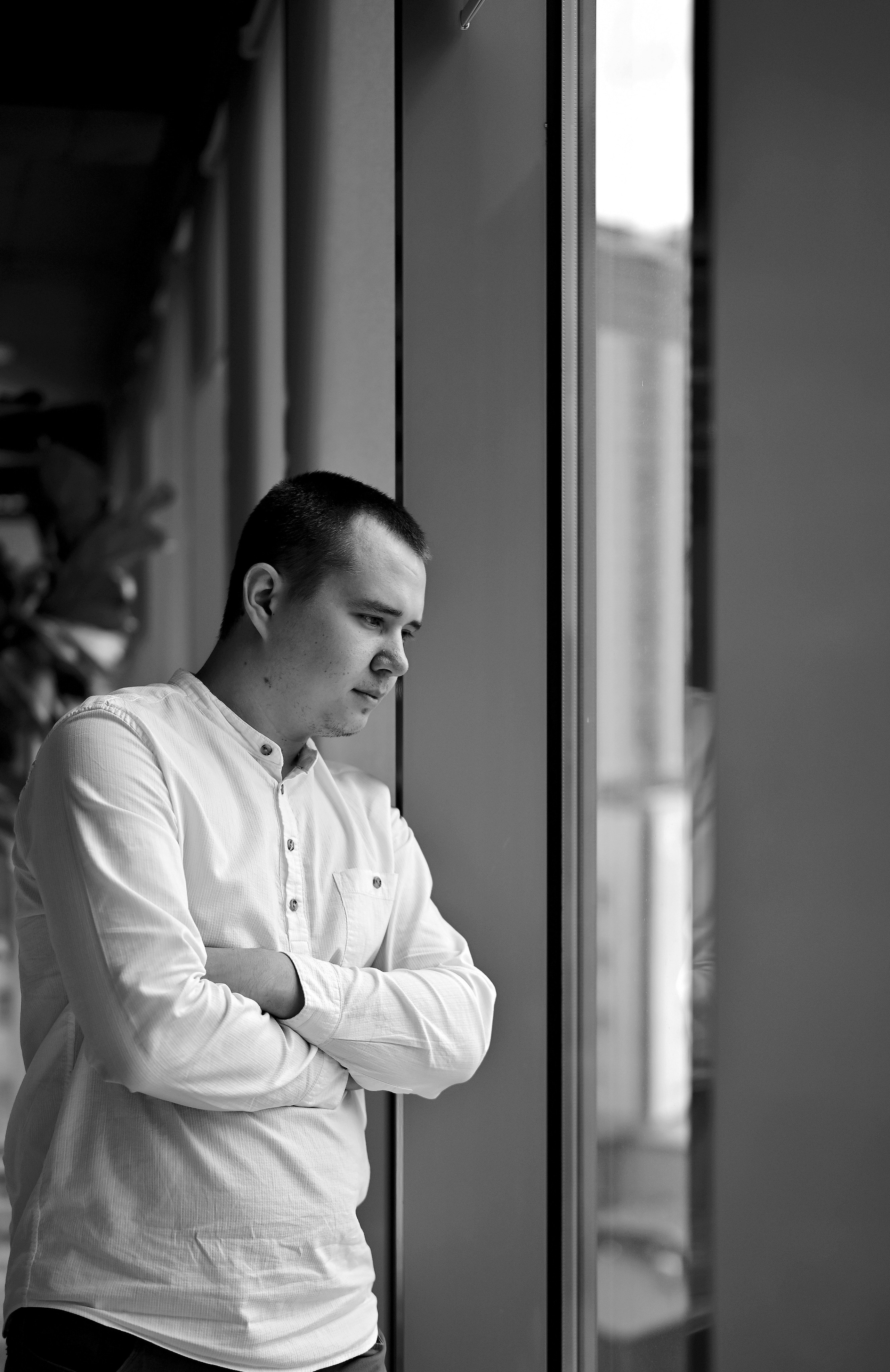 ЧБ портретная съёмка. Фотосъёмка праздничных мероприятий, портретная съёмка в Самаре, Пётр Бубняев