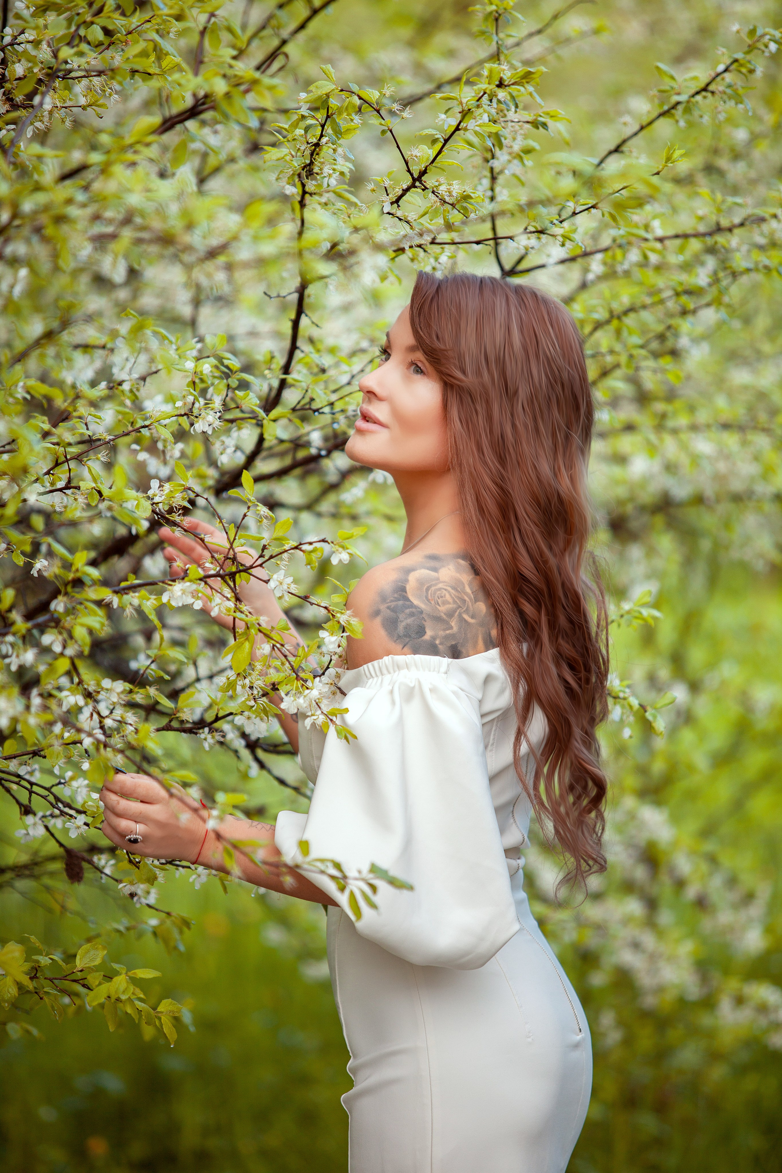 В цветах. Фотограф Мария Кольцова