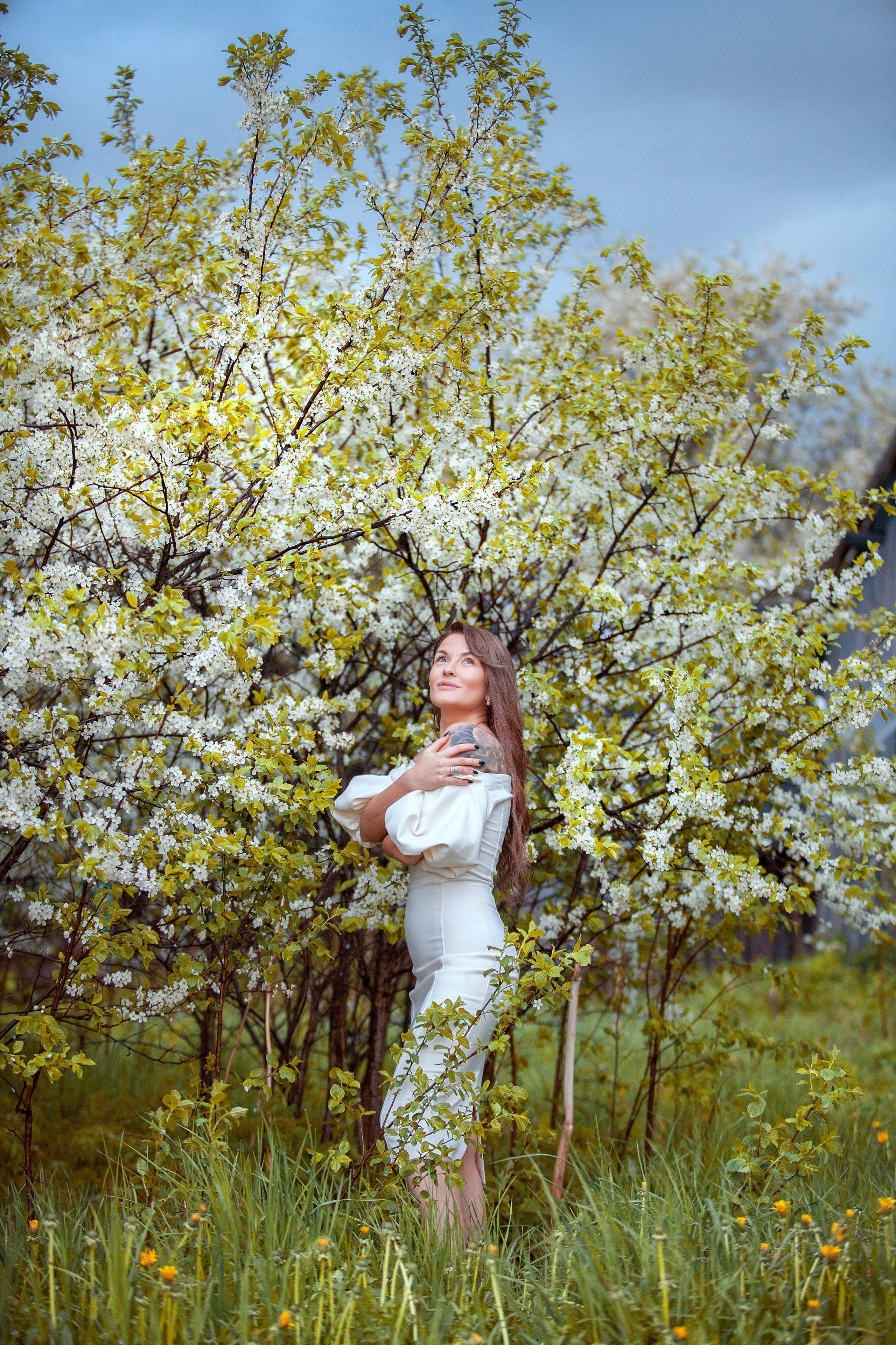 В цветах. Фотограф Мария Кольцова