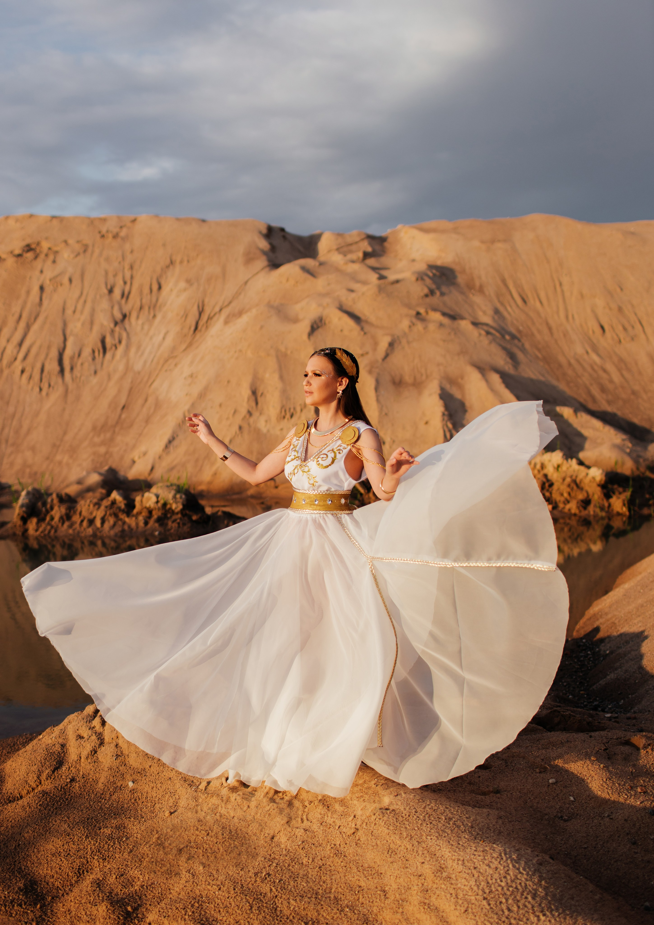 Фотосессия Греческая Богиня. Богиня Олимпа. Тематическая фотосессия. Фотосессии Фотодни Псков СПб