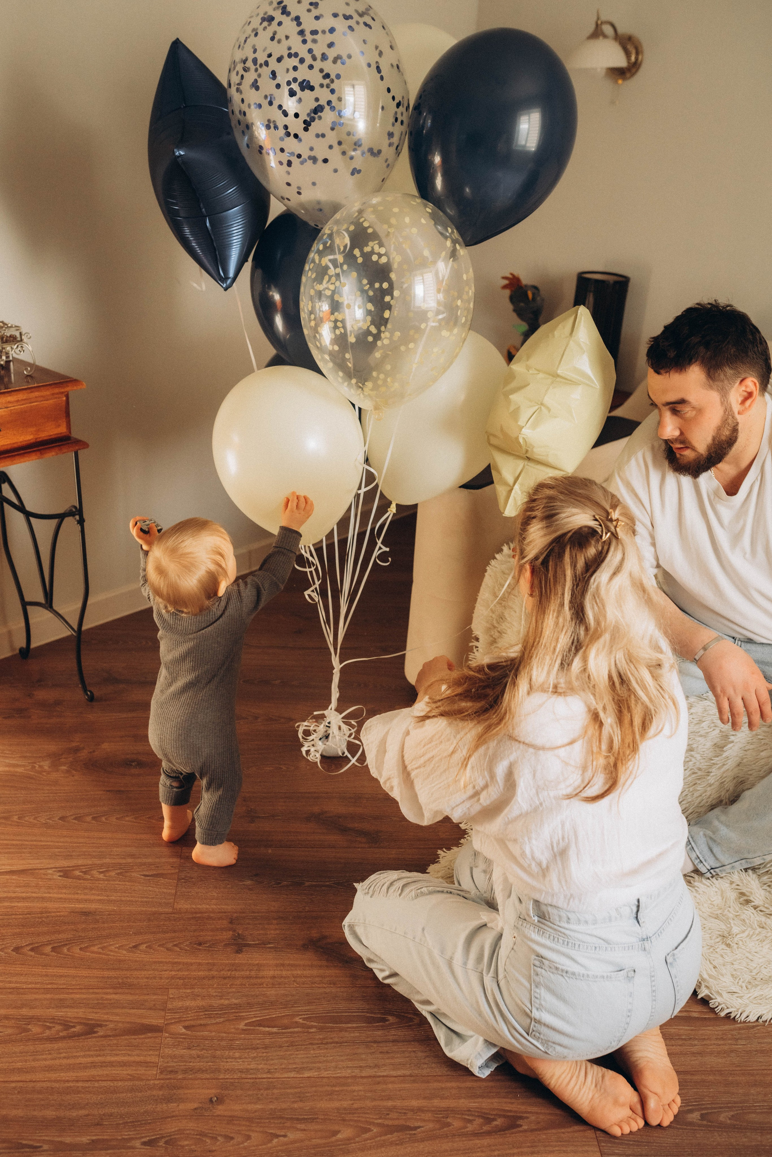 Домашняя фотосессия ко дню рождения малыша. Семейный фотограф в Железнодорожном Масаева Елена