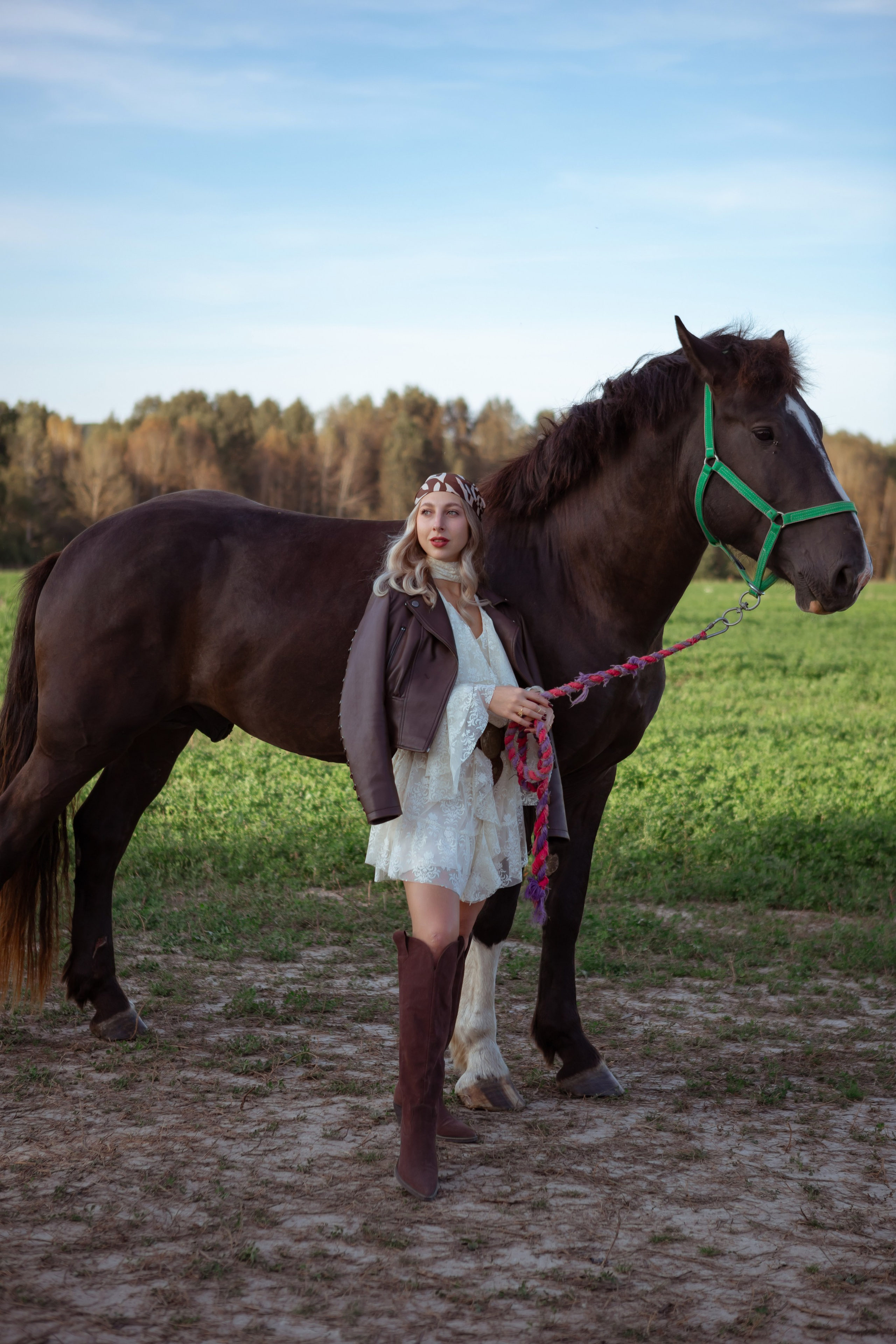 Съемка Елизавета с лошадьми. Фотограф Калуга