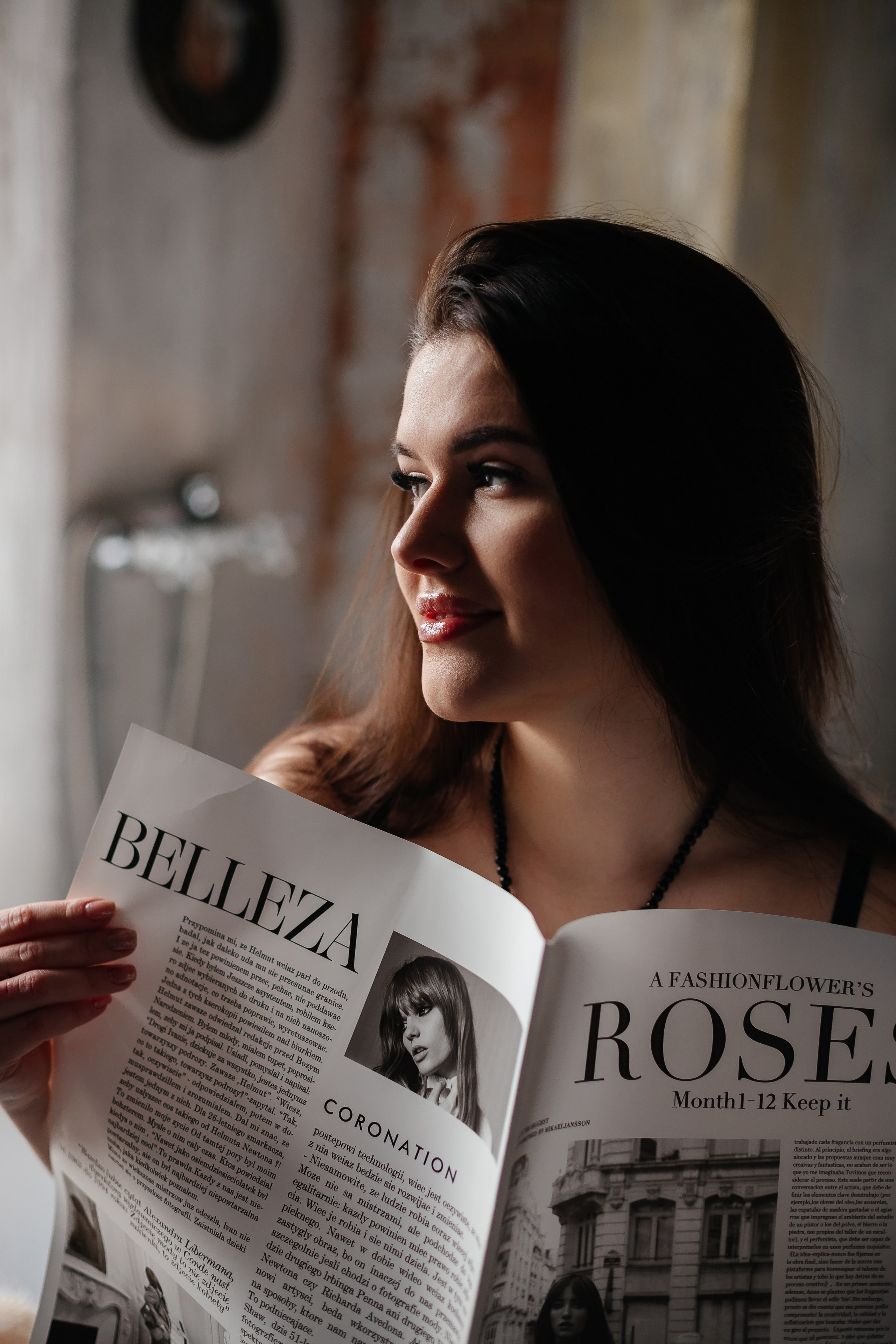 Яна в студии «Ванна». Фотограф Калуга