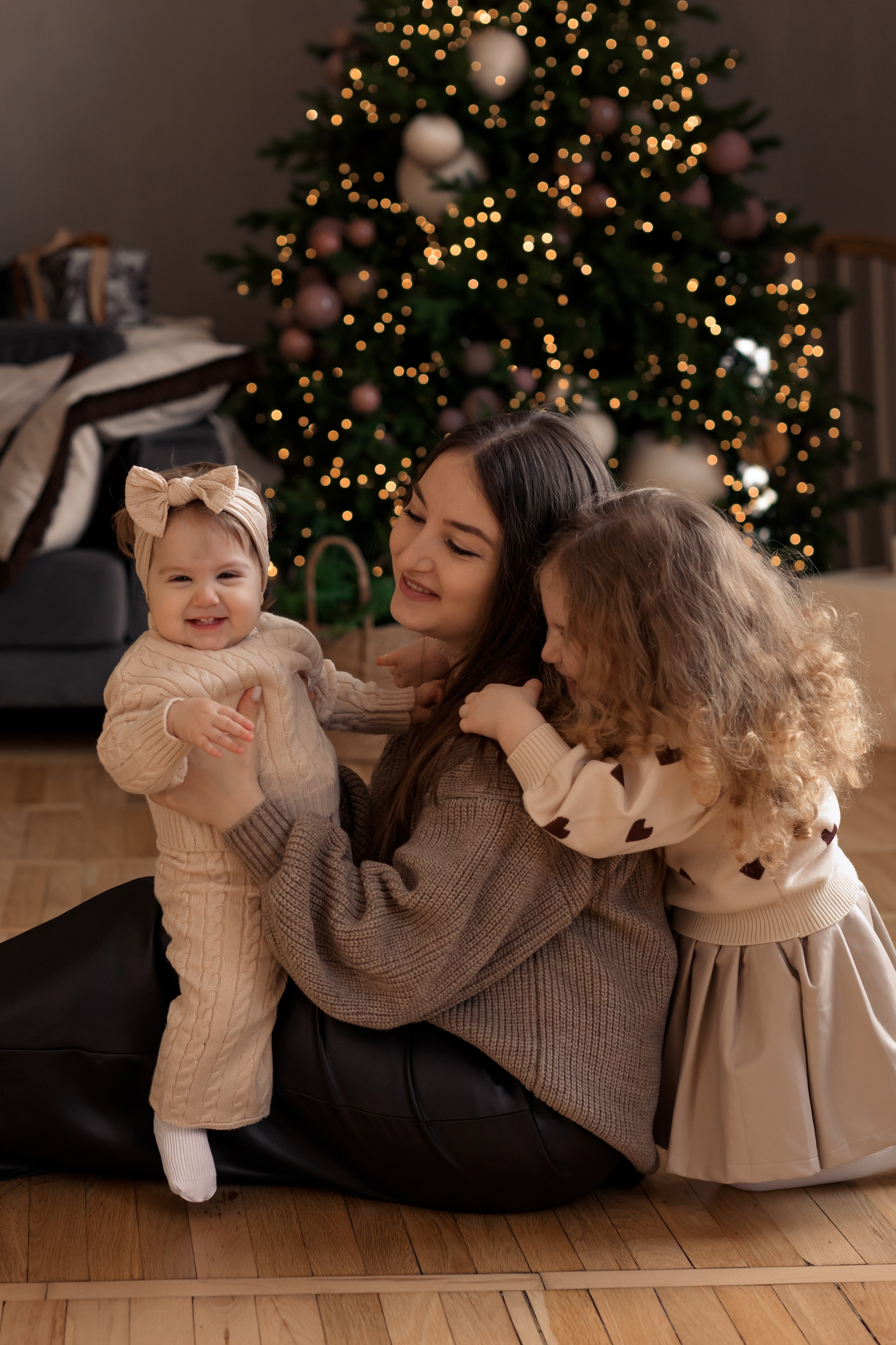 Папа, мама и две доченьки. Семейный и детский фотограф в Краснодаре Элона Литвинова