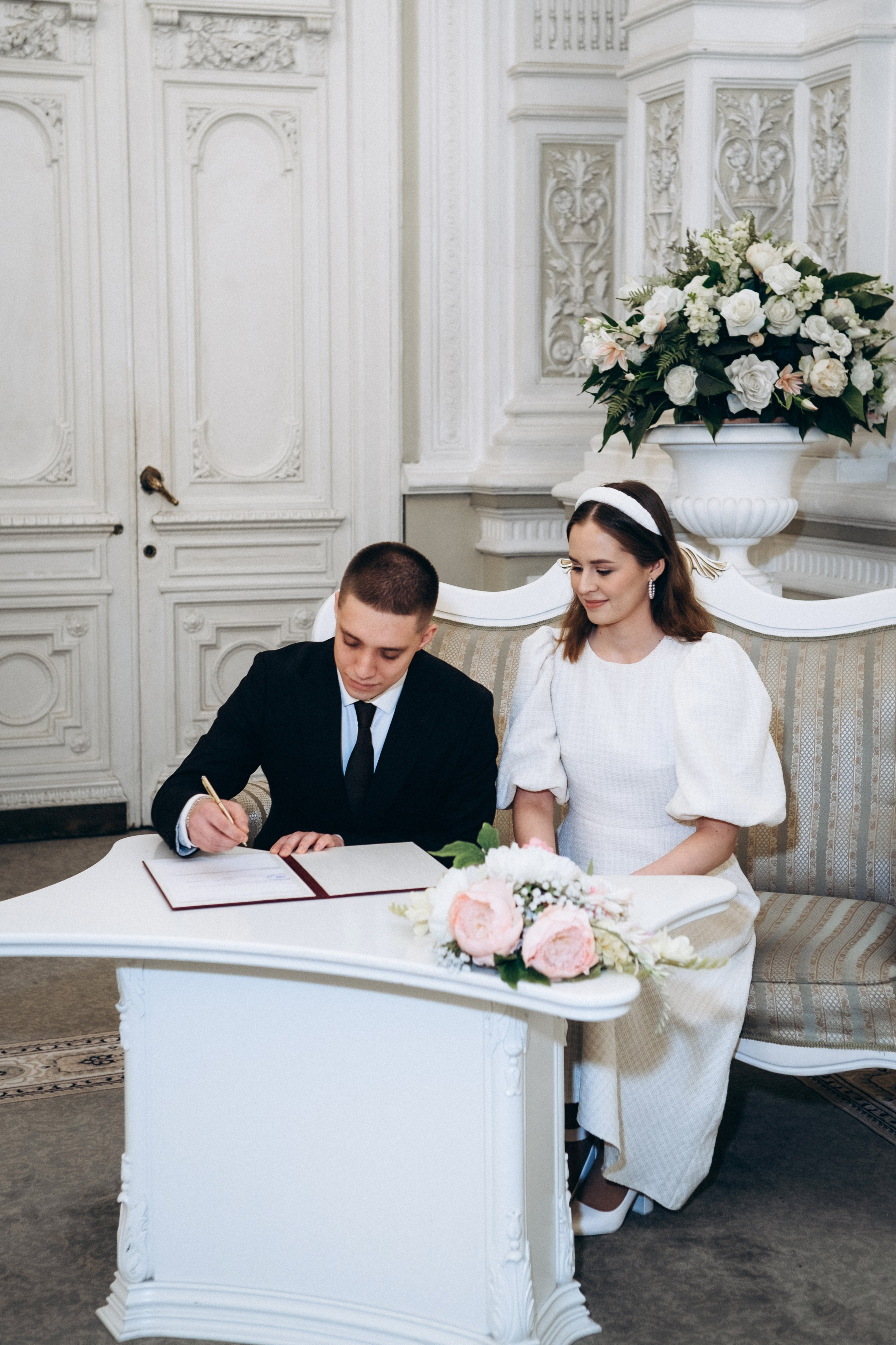 Дворец Бракосочетания № 1(вечерняя). Фотограф в Санкт-Петербурге Кристина Брянская