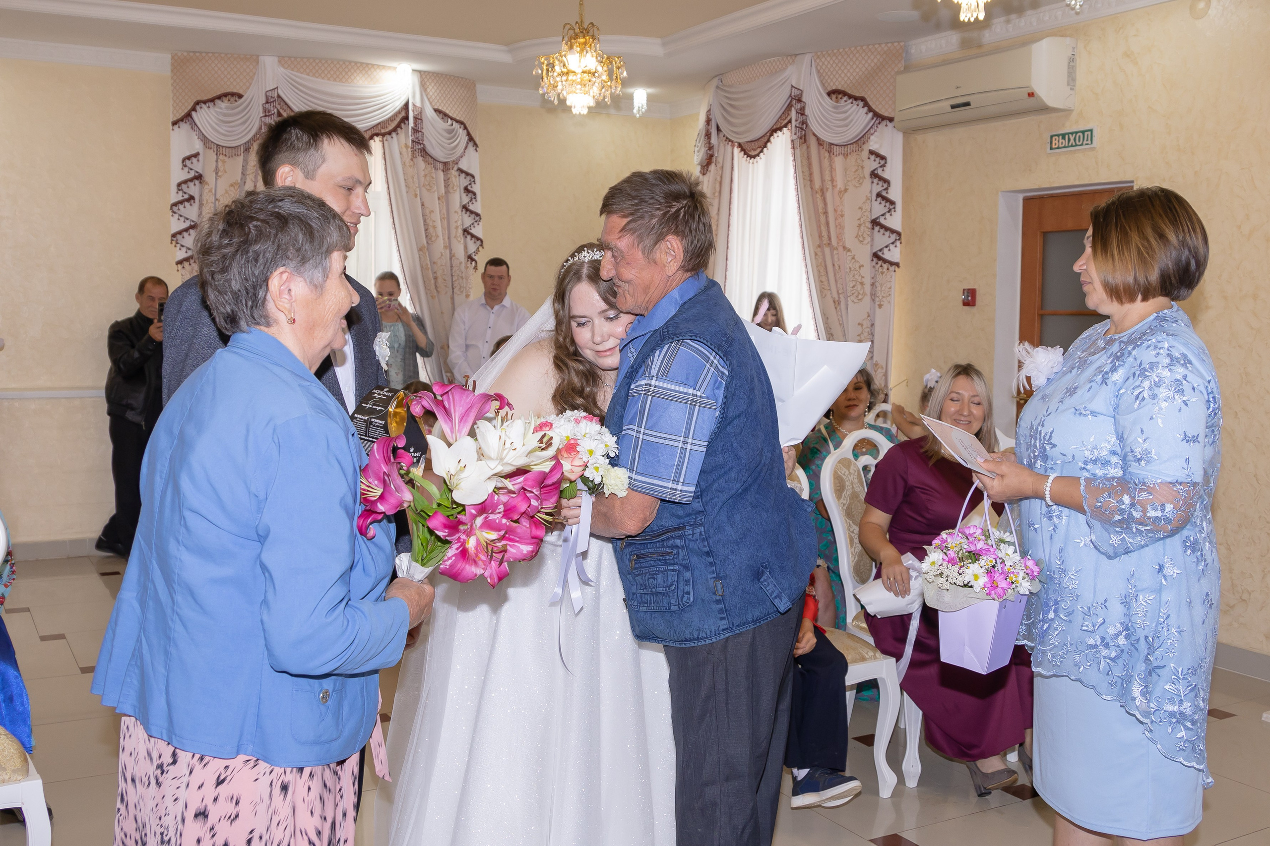 Свадебная съемка регистрации в ЗАГСе г. Можга