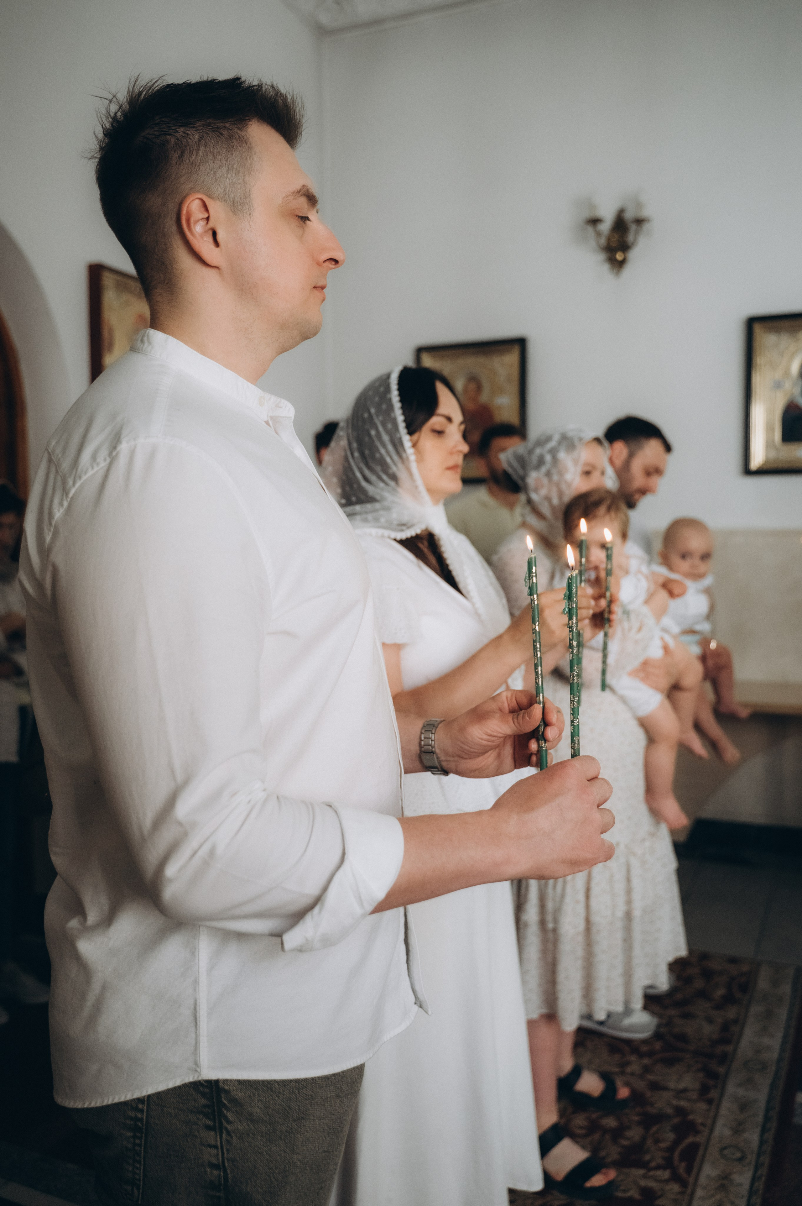 Крещение Мии и Льва. Семейный фотограф в Минске Дарья Дреко