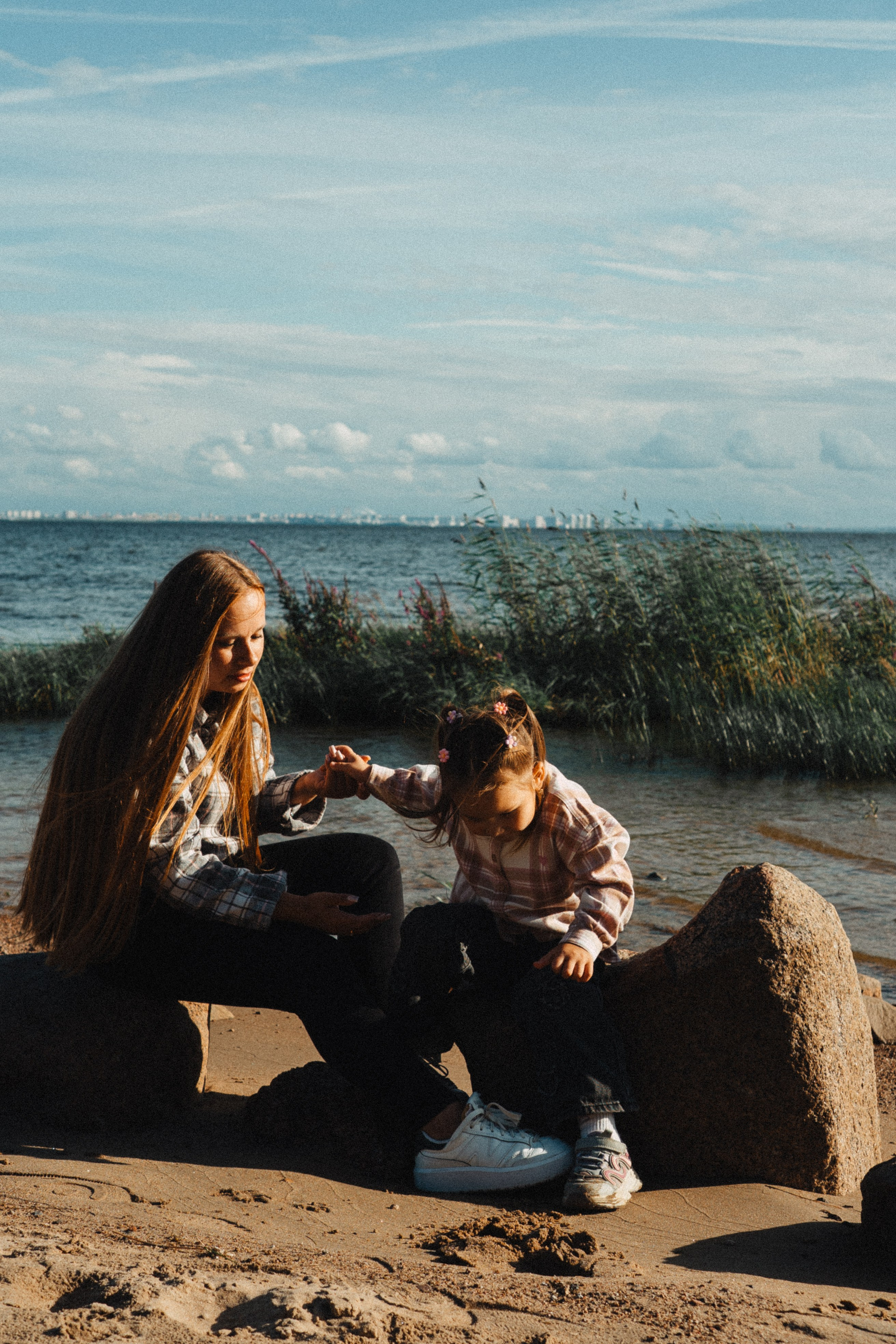 МАМА И ДОЧКА НА ФИНСКОМ ЗАЛИВЕ. Профессиональный фотограф, Санкт-Петербург — Виктория Богомолова