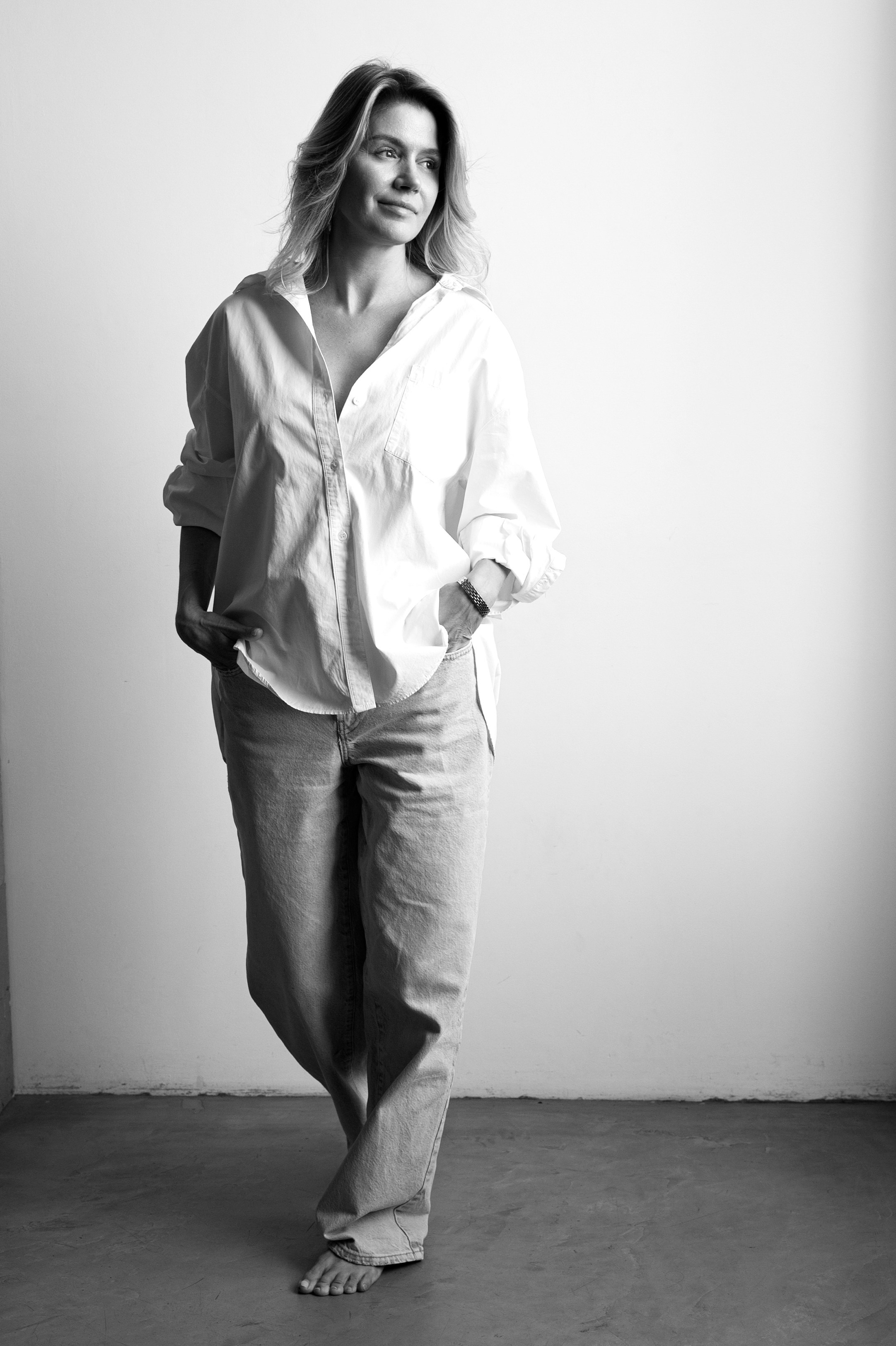 Черно-белая портретная фотосессия. Портретный фотограф в Москве Казьмина Олеся