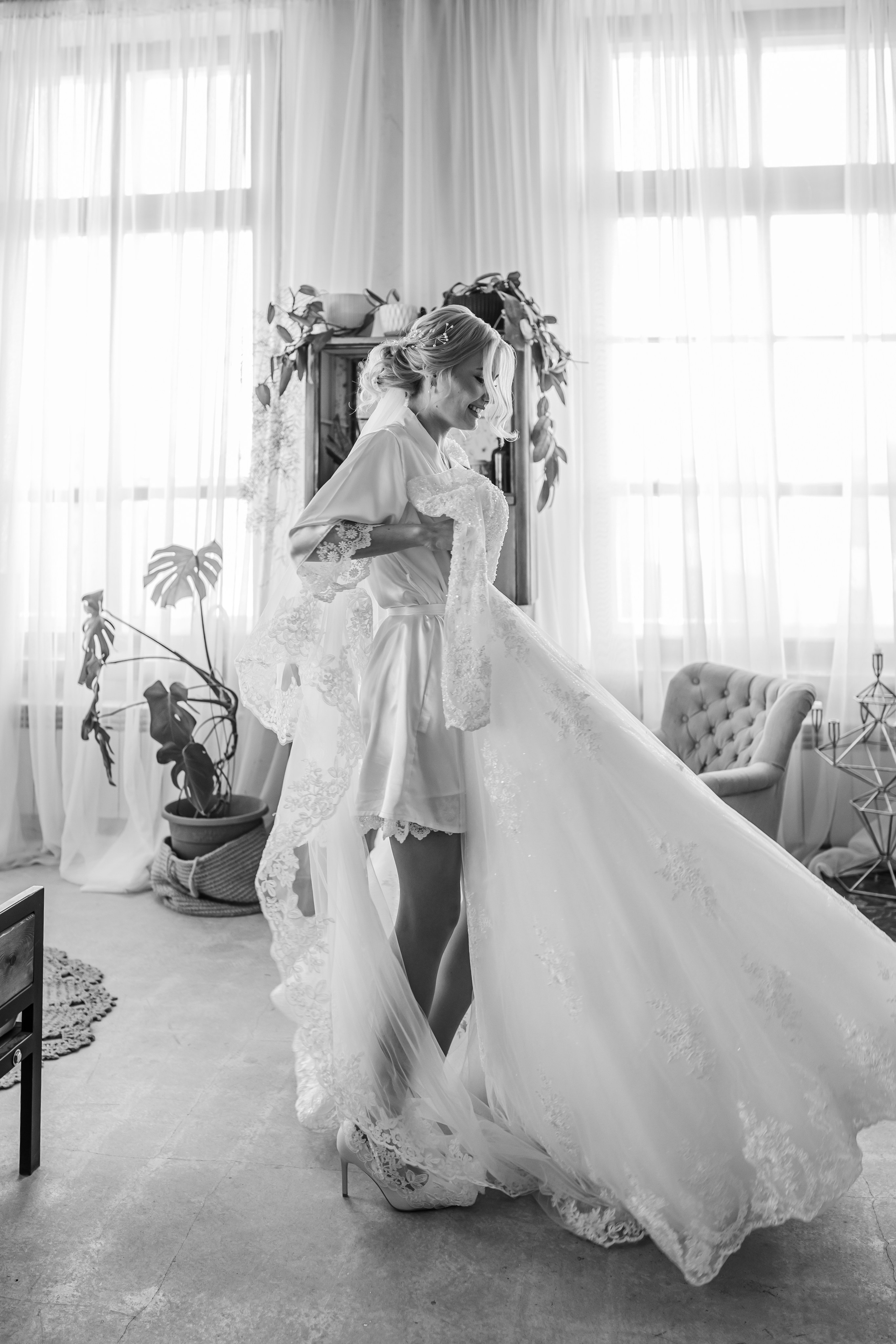 Утро невесты Анастасии. Свадебный фотограф Татьяна Фот